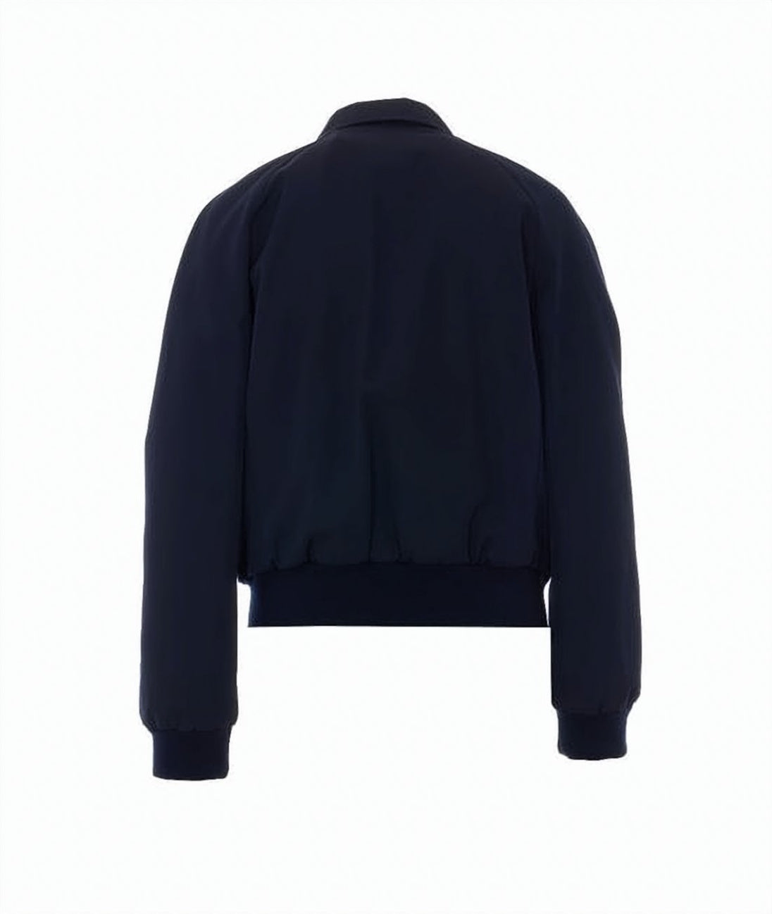 Structured Blue Jacket With Classic Collar