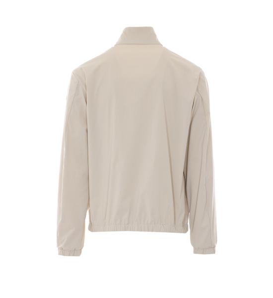 Minimalist High Collar Jacket With Zippered Details