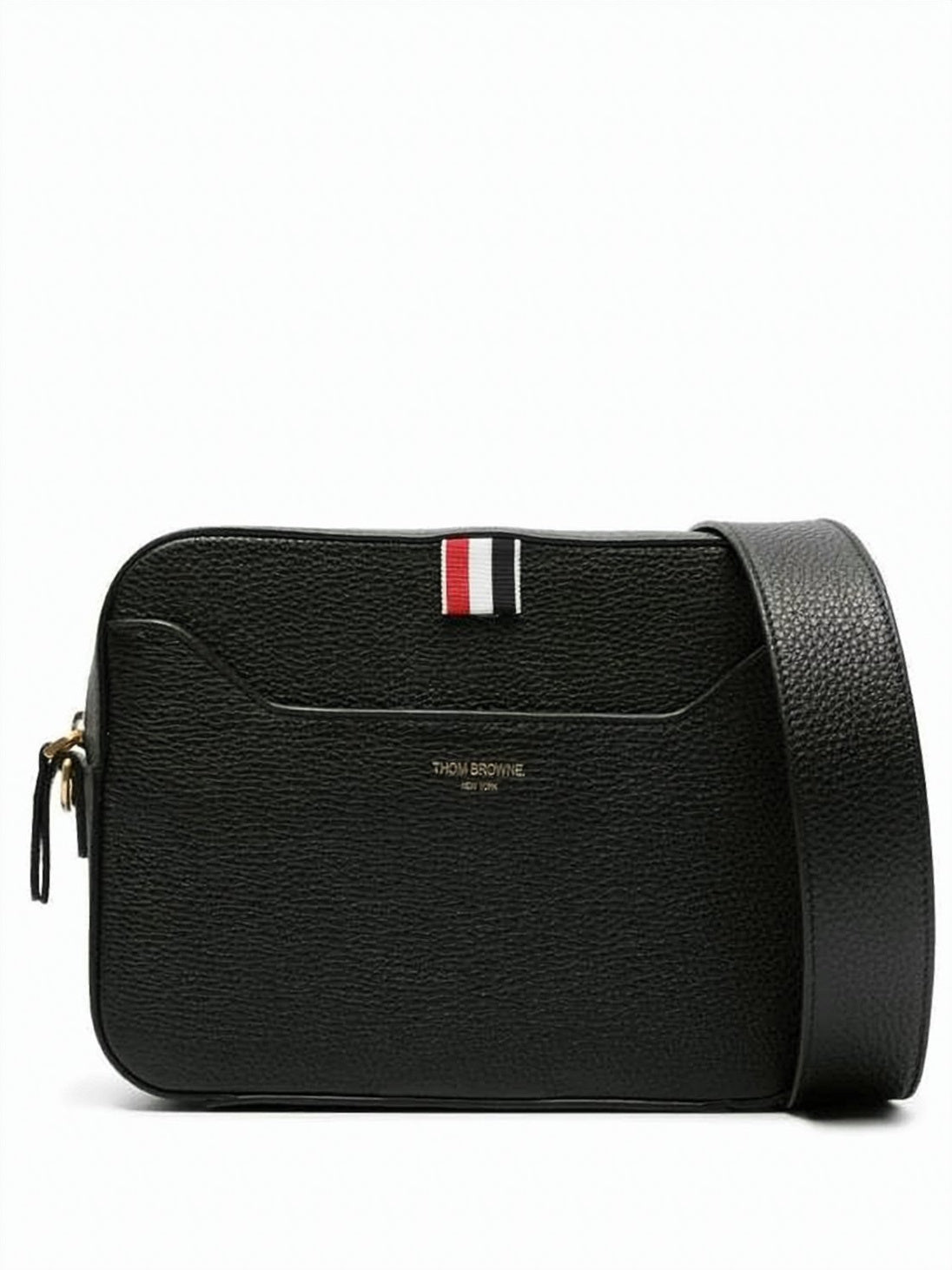 Textured Cowhide Leather Shoulder Bag