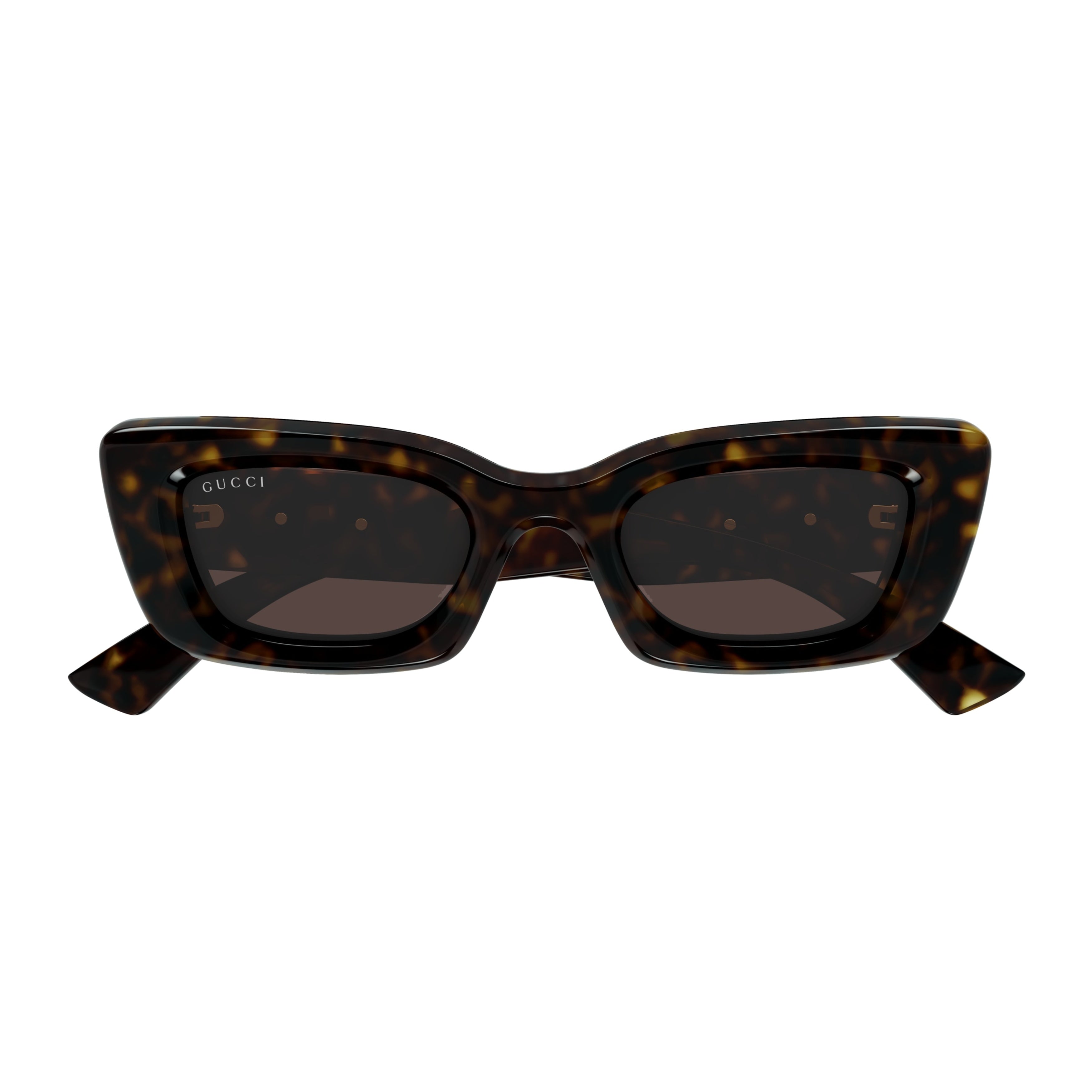 Gg1827s Bold Rectangular Tortoiseshell Sunglasses