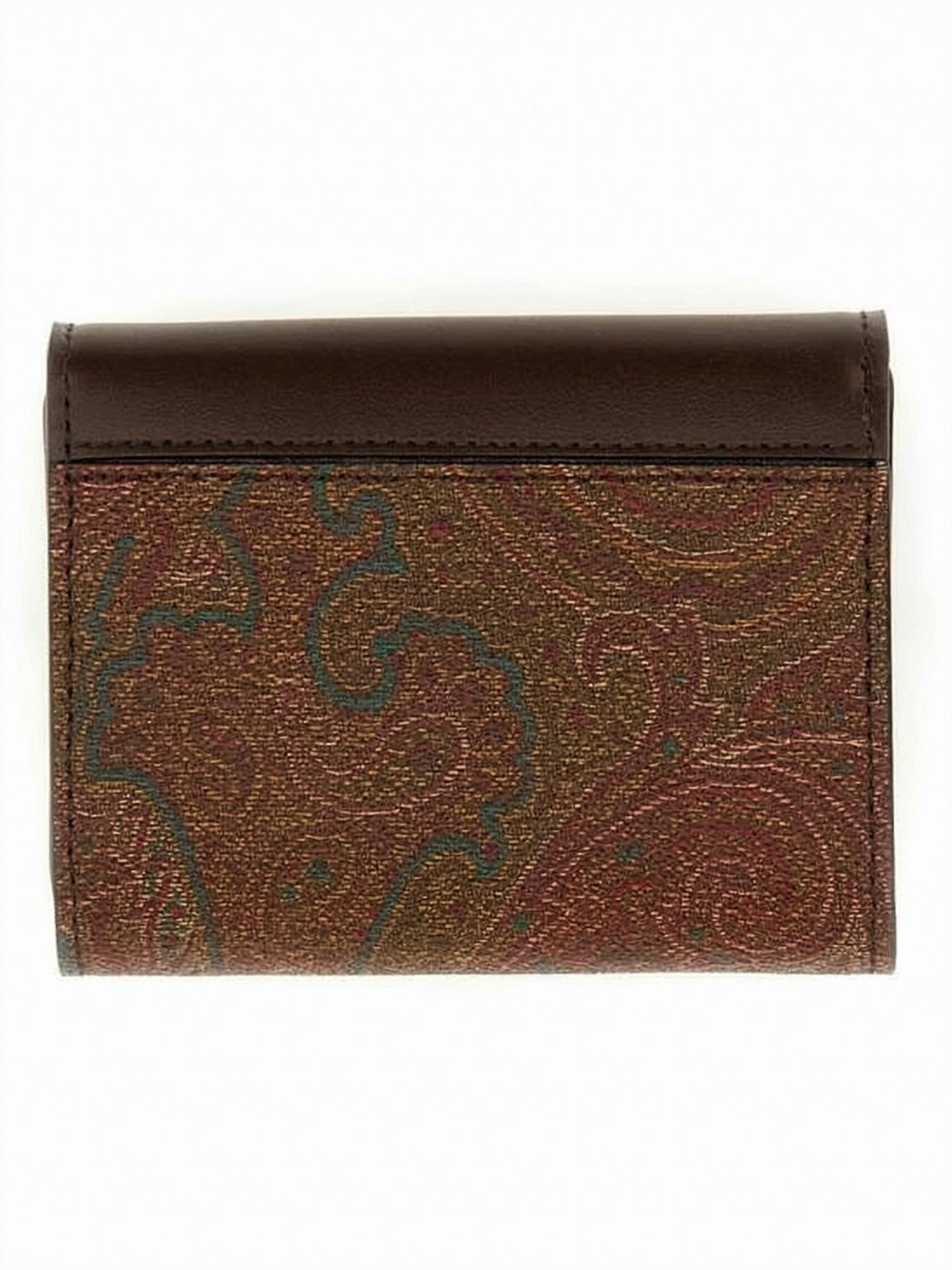 Compact Paisley Pattern Wallet