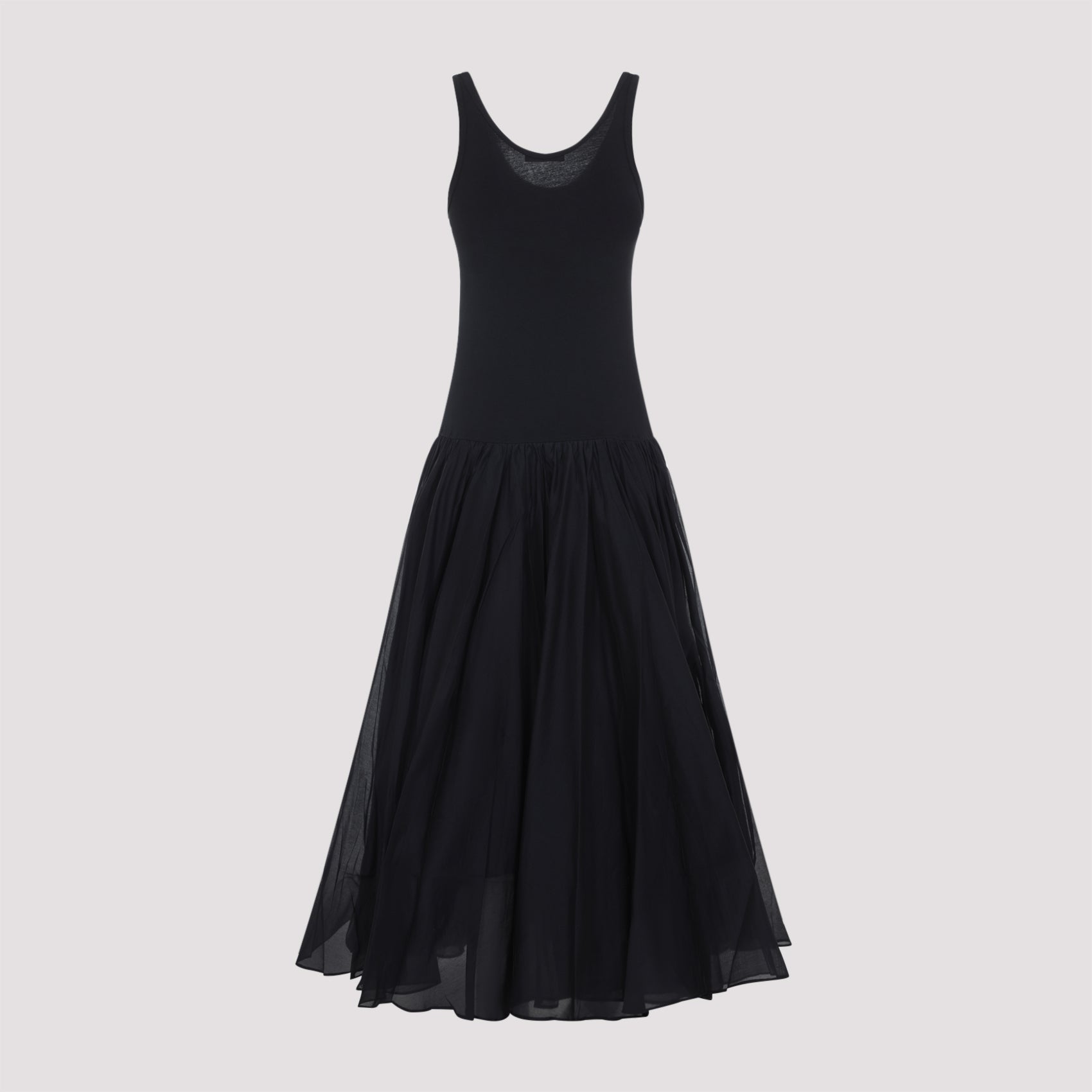 Maxi Dress with Fitted Bodice