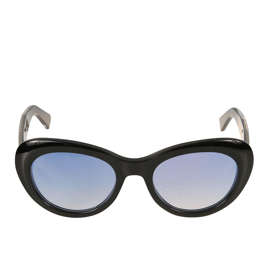 Capri Rounded Cat-Eye Sunglasses with Gradient Lenses