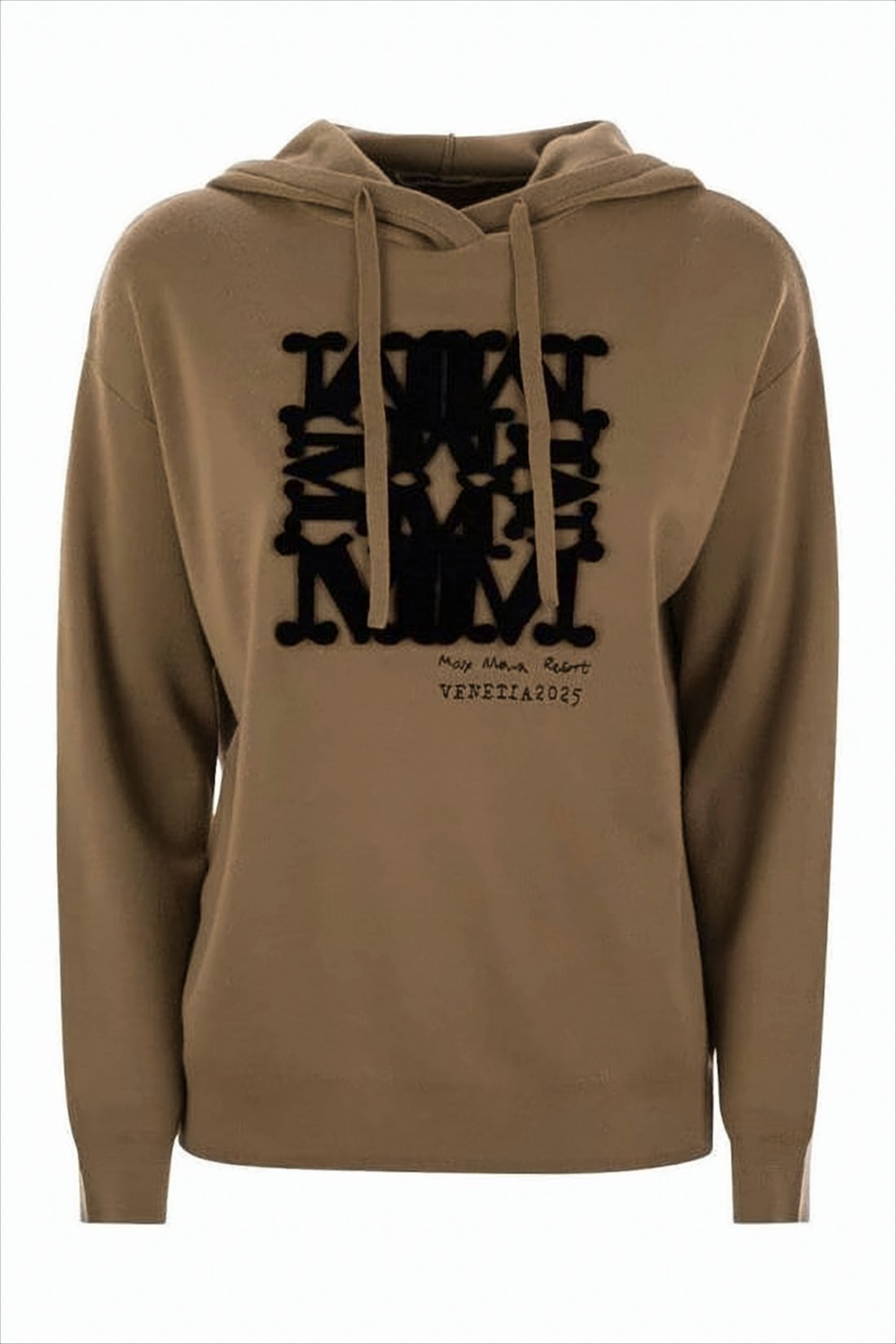 Relaxed Fit Wool Sweater with Hood