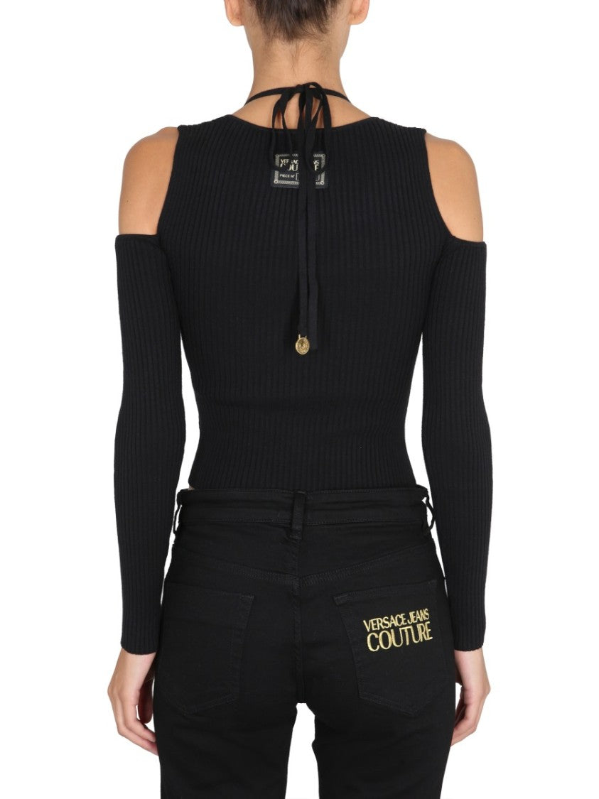 Fitted Ribbed Knit Top