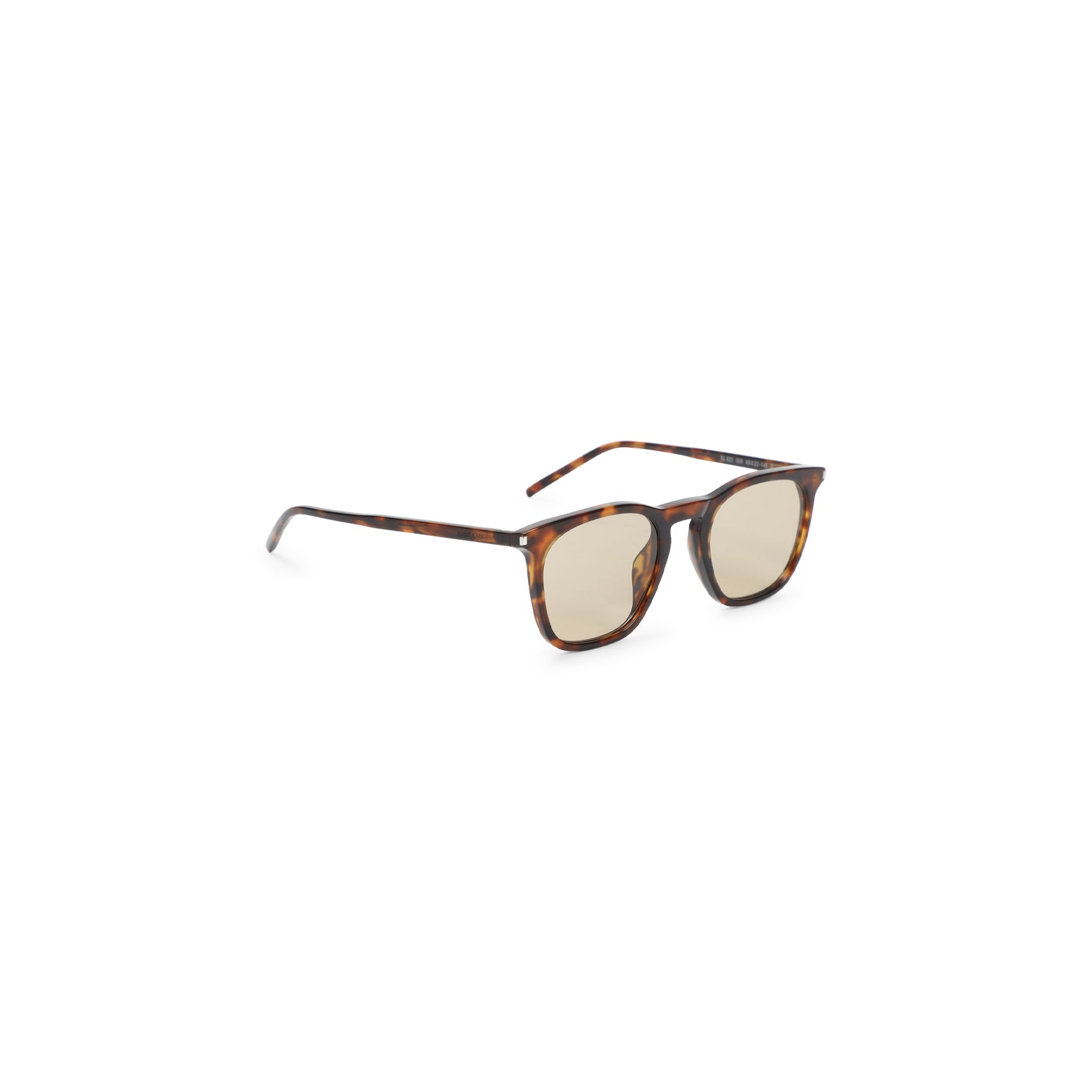 Classic Square Frame Sunglasses in Brown Acetate