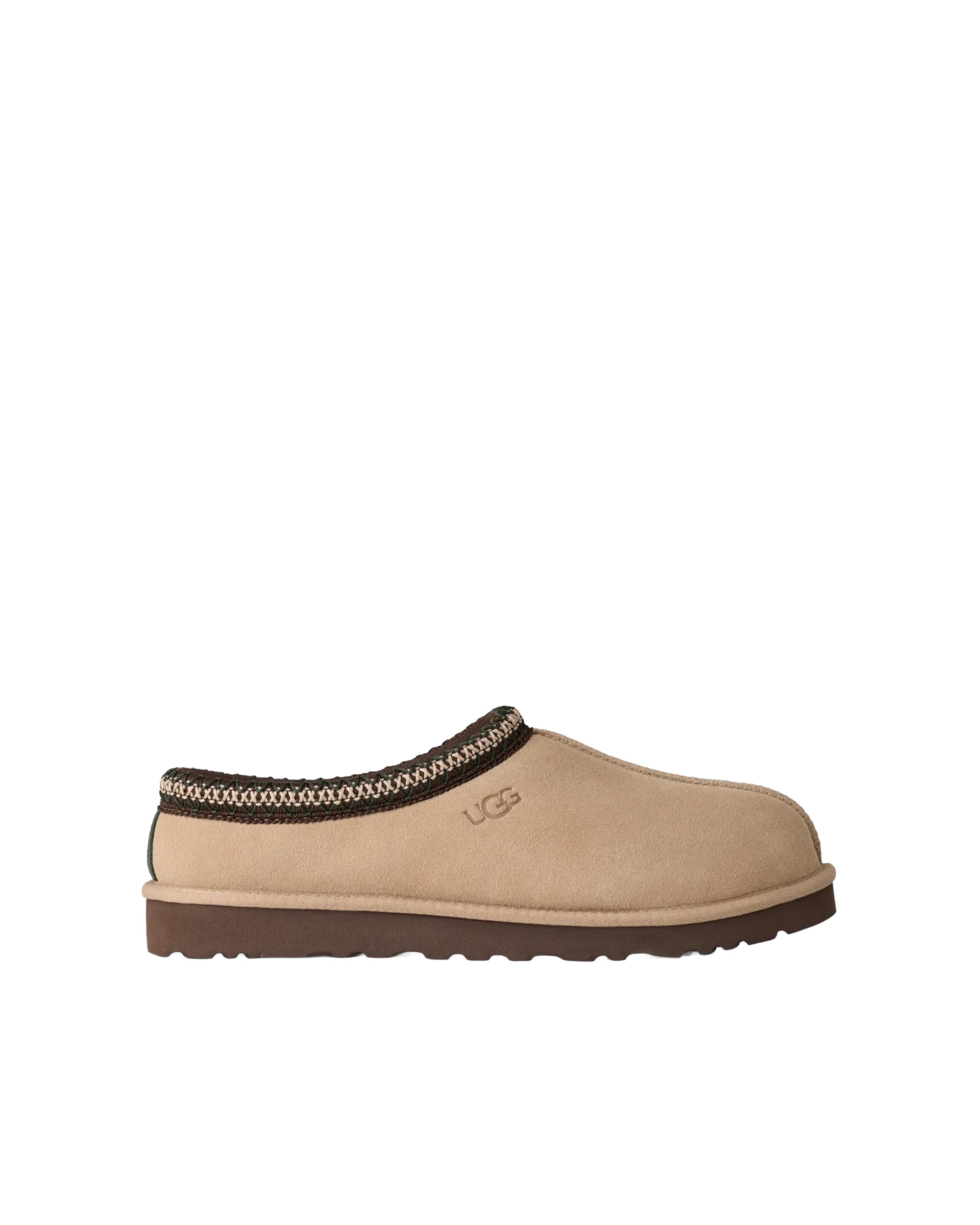 Suede Slip-On Shoes with Warm Shearling Lining