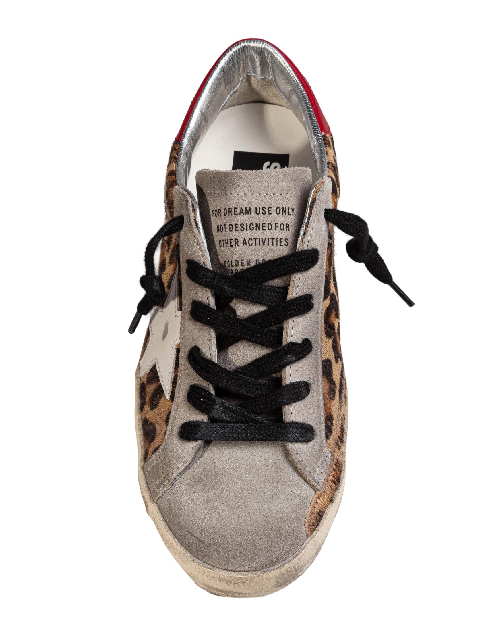 Super Star Leopard Ponyskin Sneakers