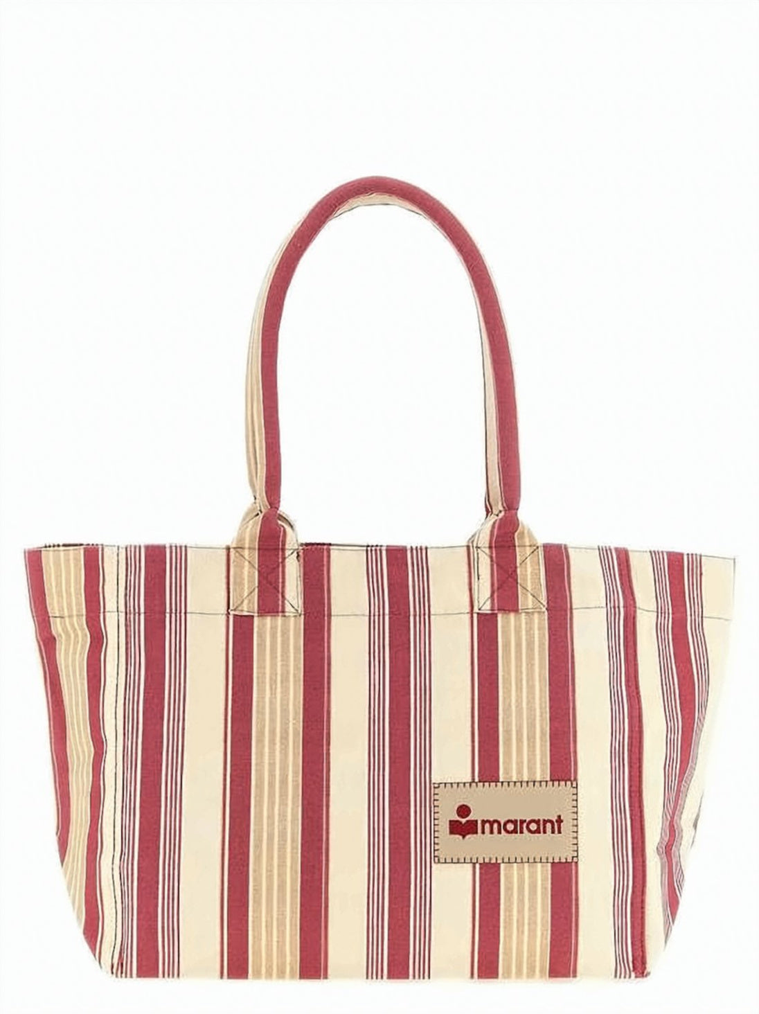 Medium-sized Shoulder Bag with Striped Design