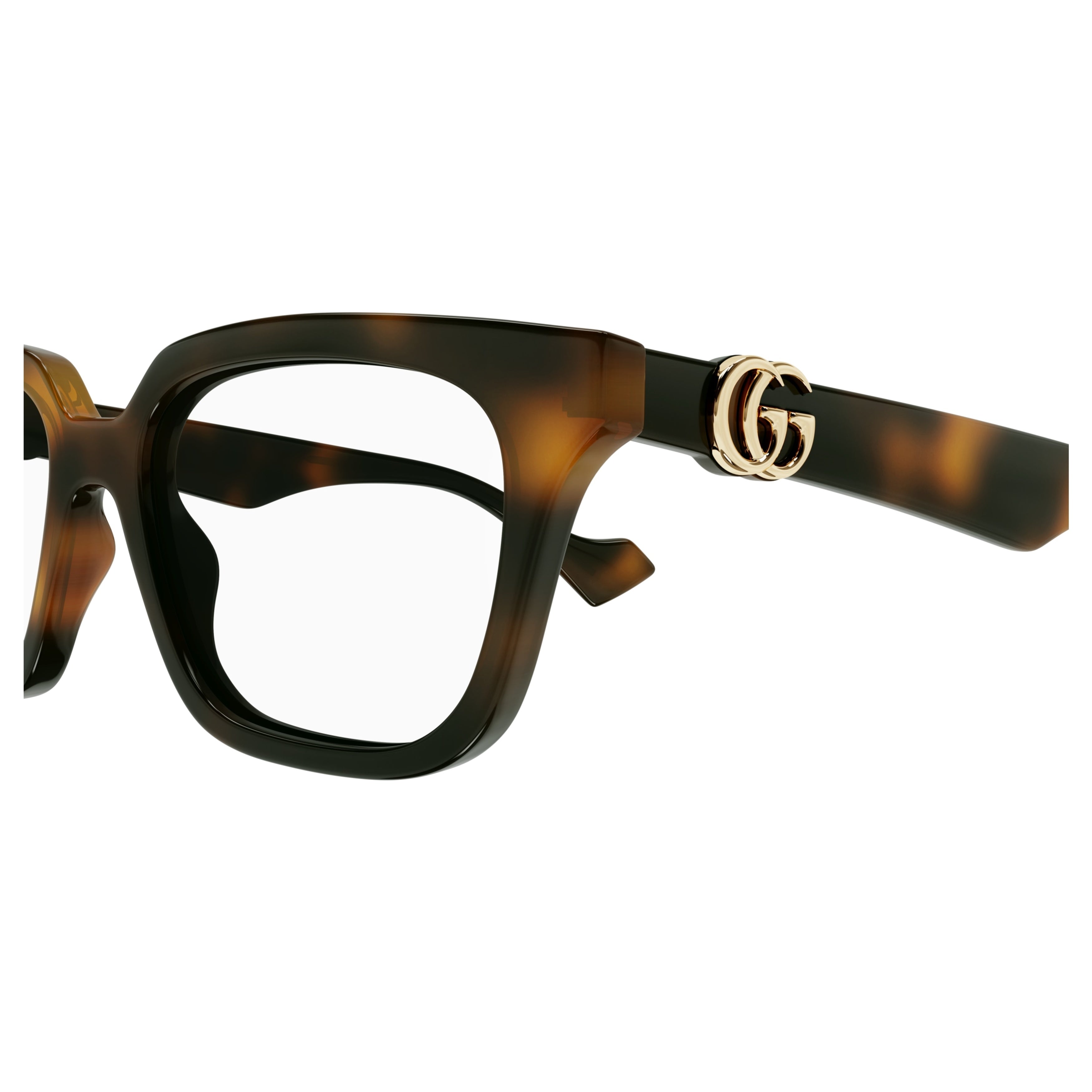 Gg1536o Square Tortoiseshell Eyeglasses