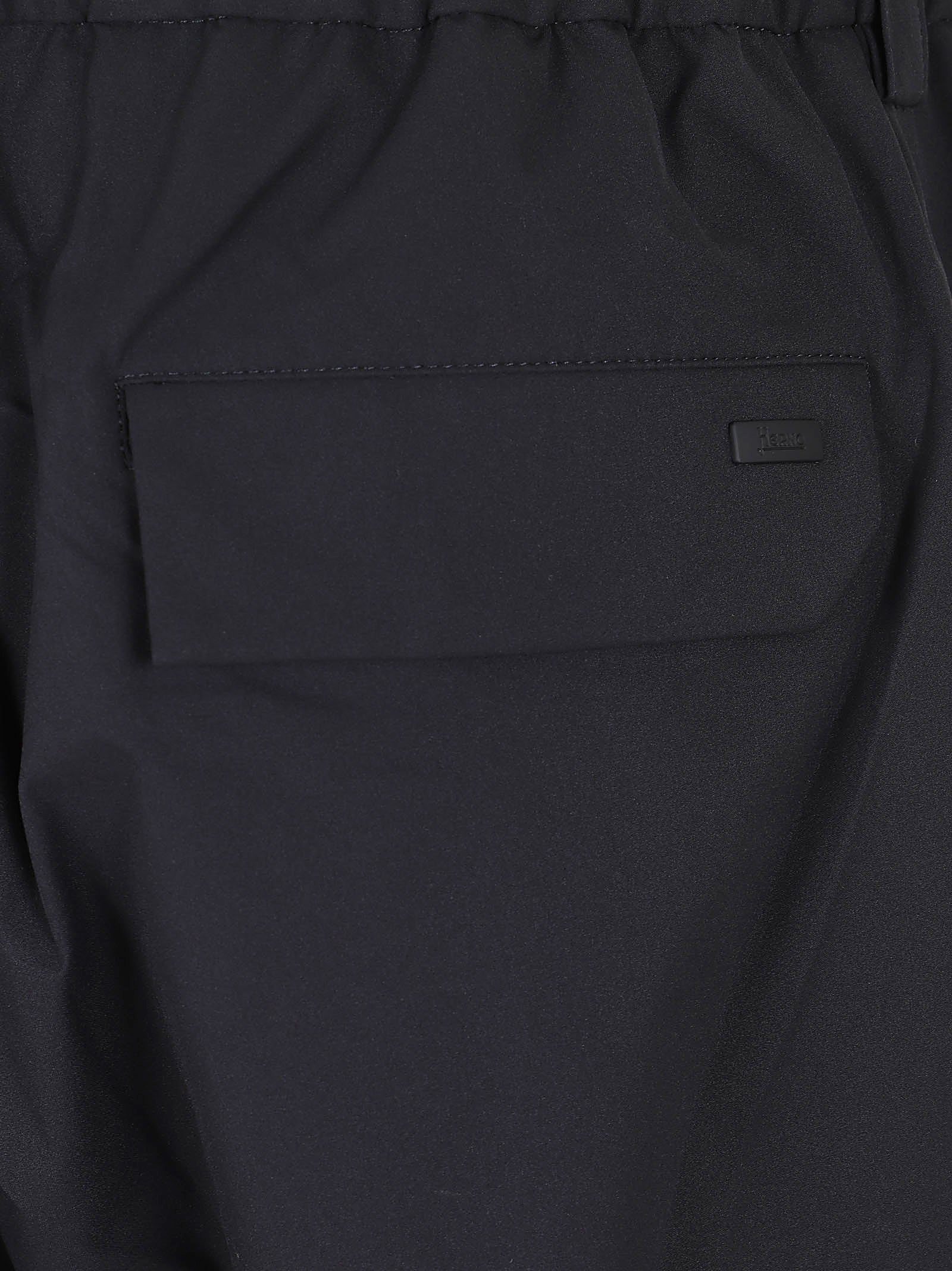 Straight-Leg Casual Trousers with Flap Pockets