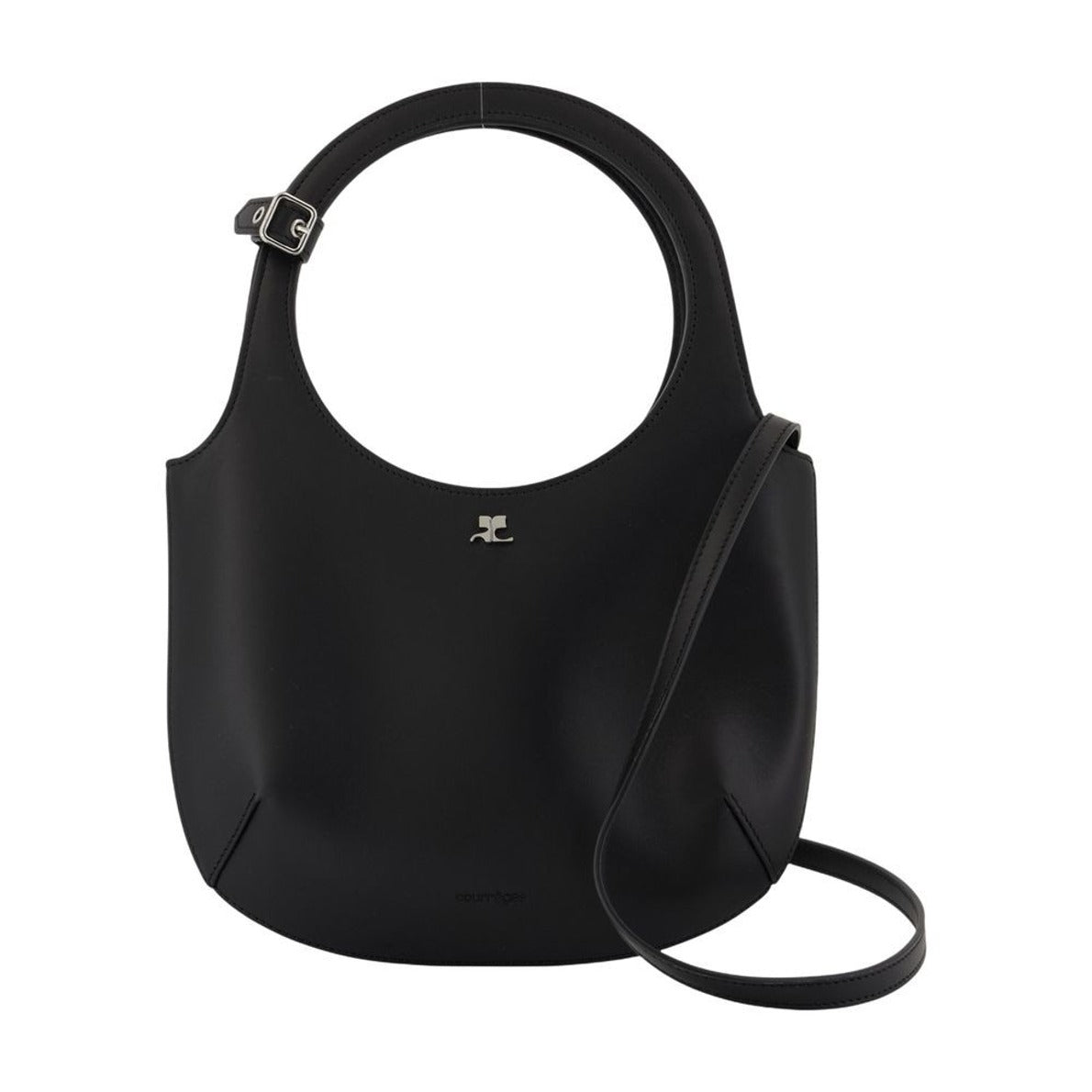 Holy Purse - Courreges - Leather - Black