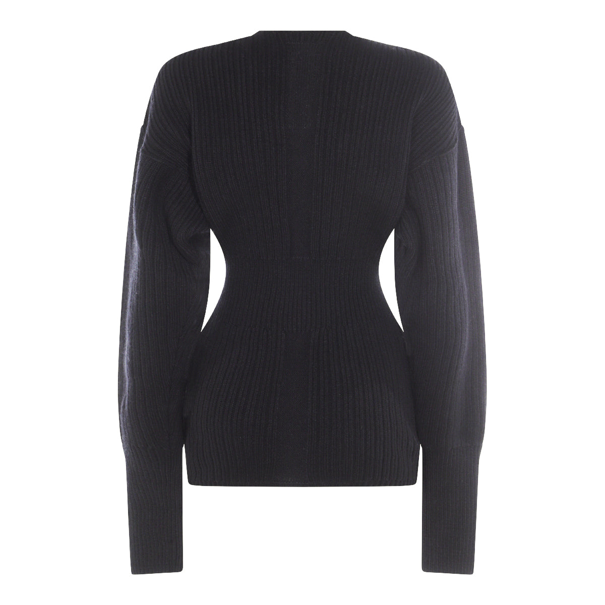 Black Wool Knitwear