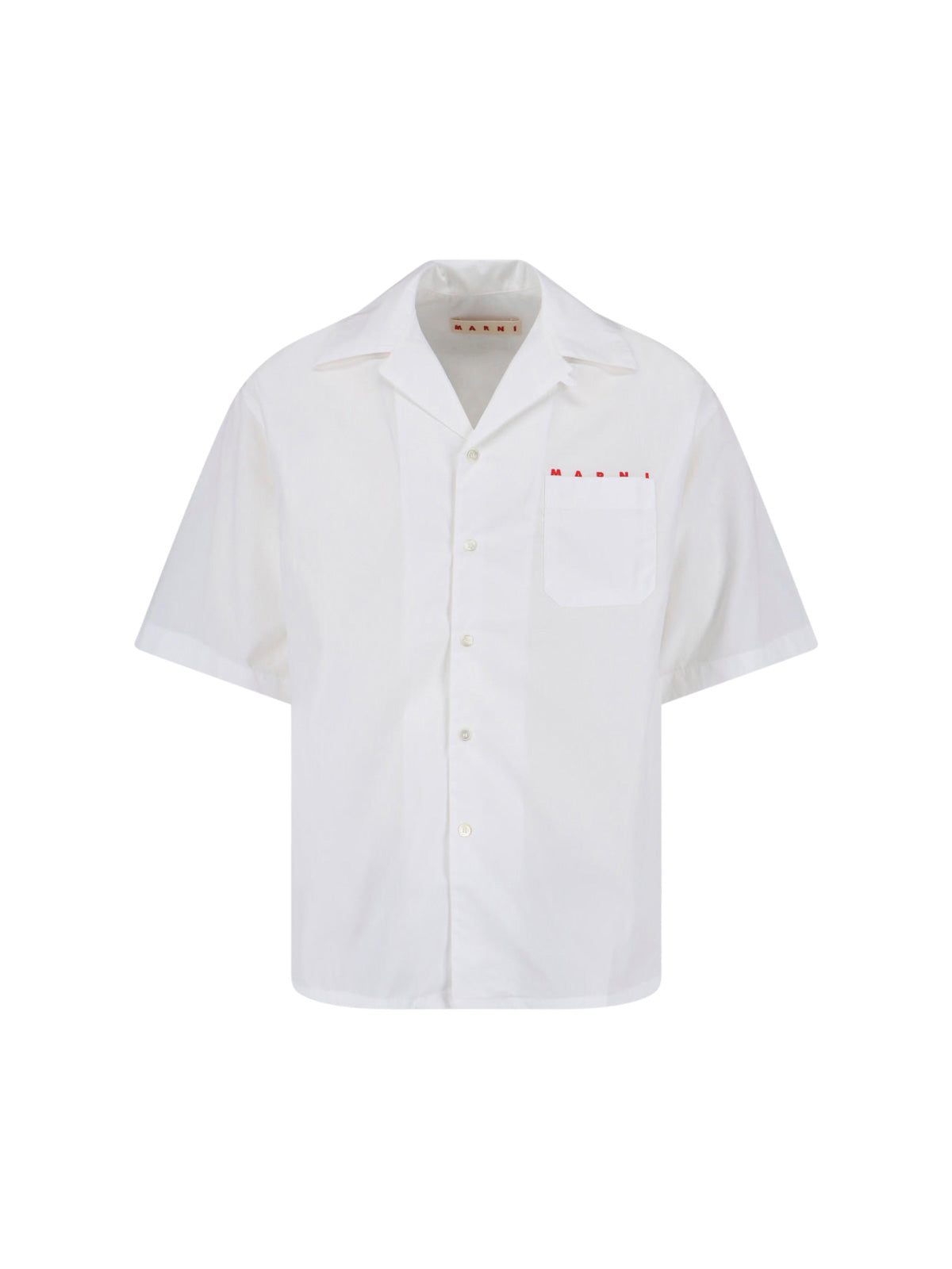Crisp White Shirt With Pointed Collar