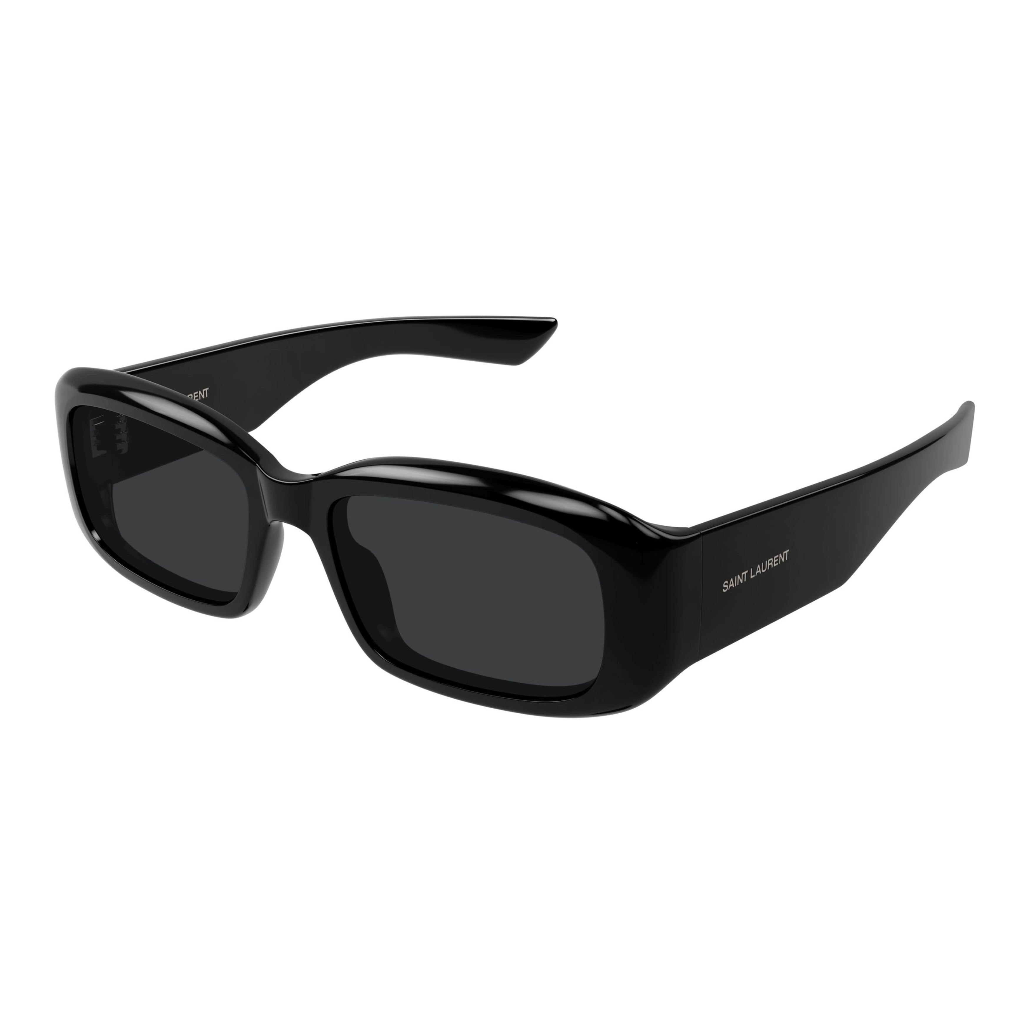 Sl 809 Rectangular Black Sunglasses
