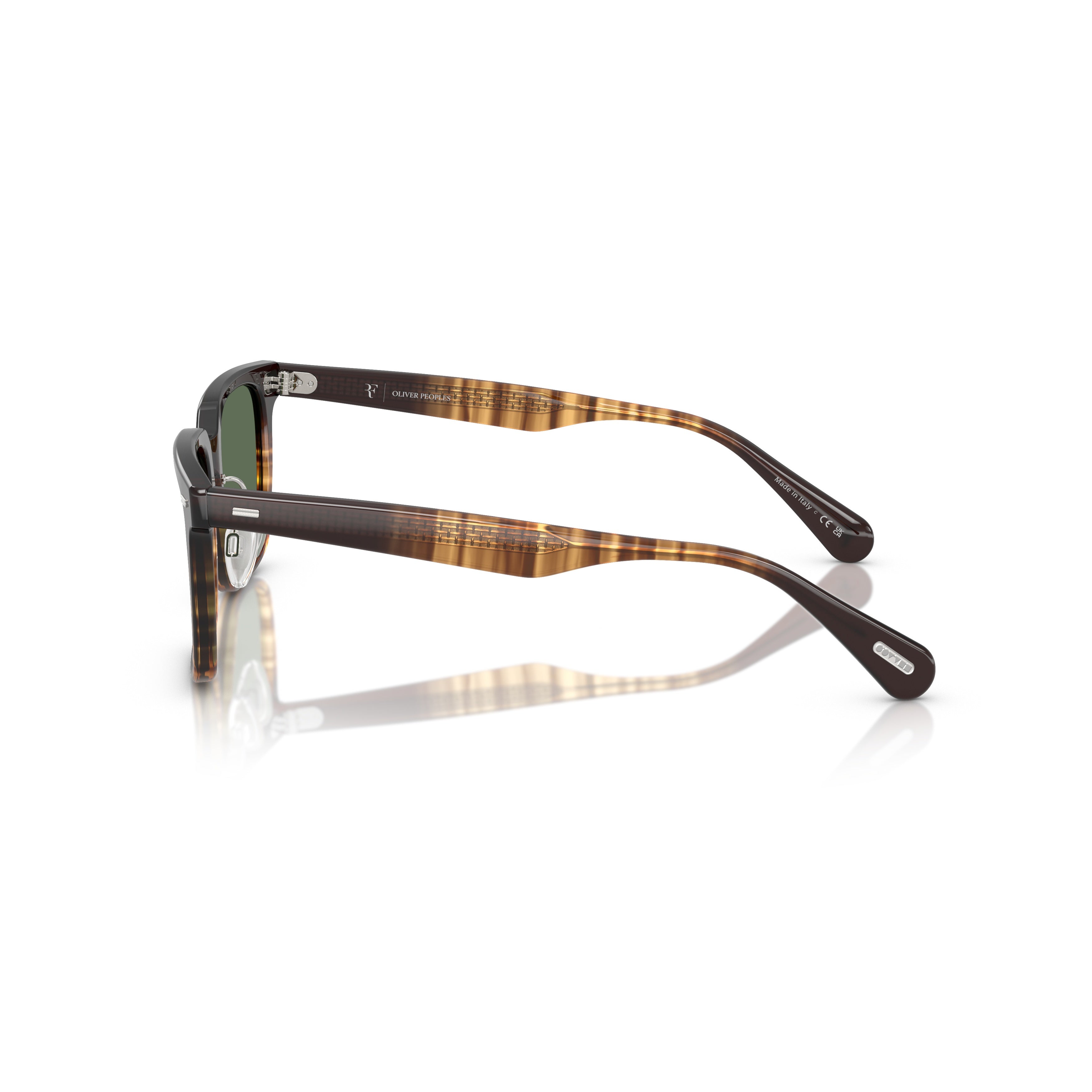 0ov5592s Bold Square Frame Sunglasses with Tortoiseshell Accents