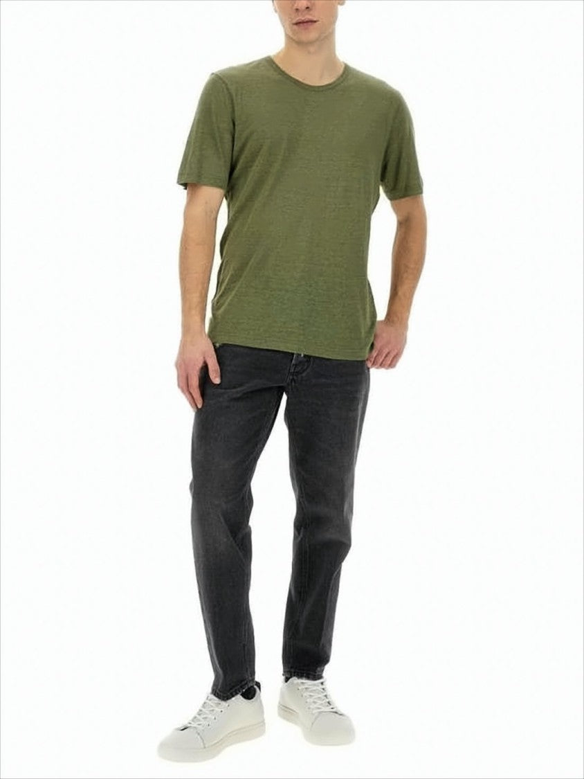 Short-Sleeved Linen T-Shirt