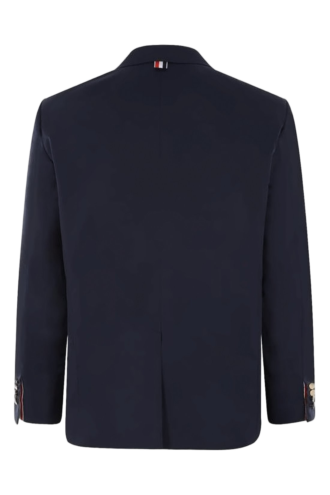 Tailored Single-Breasted Jacket with Gold Buttons