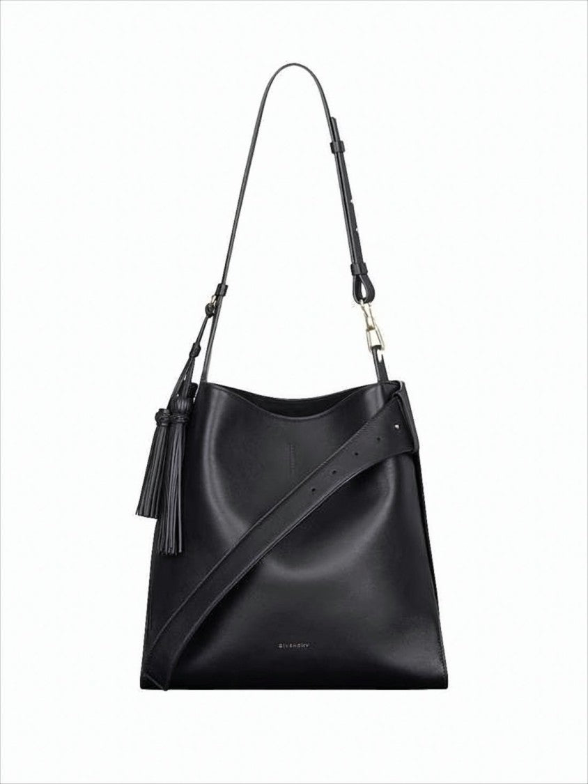 Smooth Calf Leather Tote Bag with Structured Silhouette