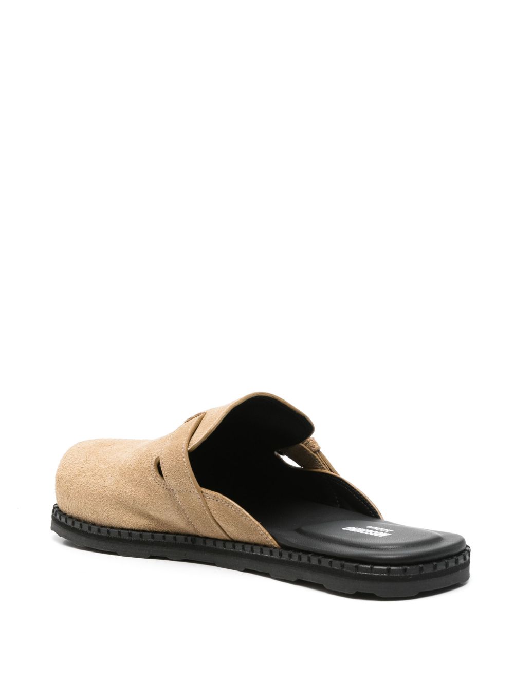 Light Beige Suede Sandals