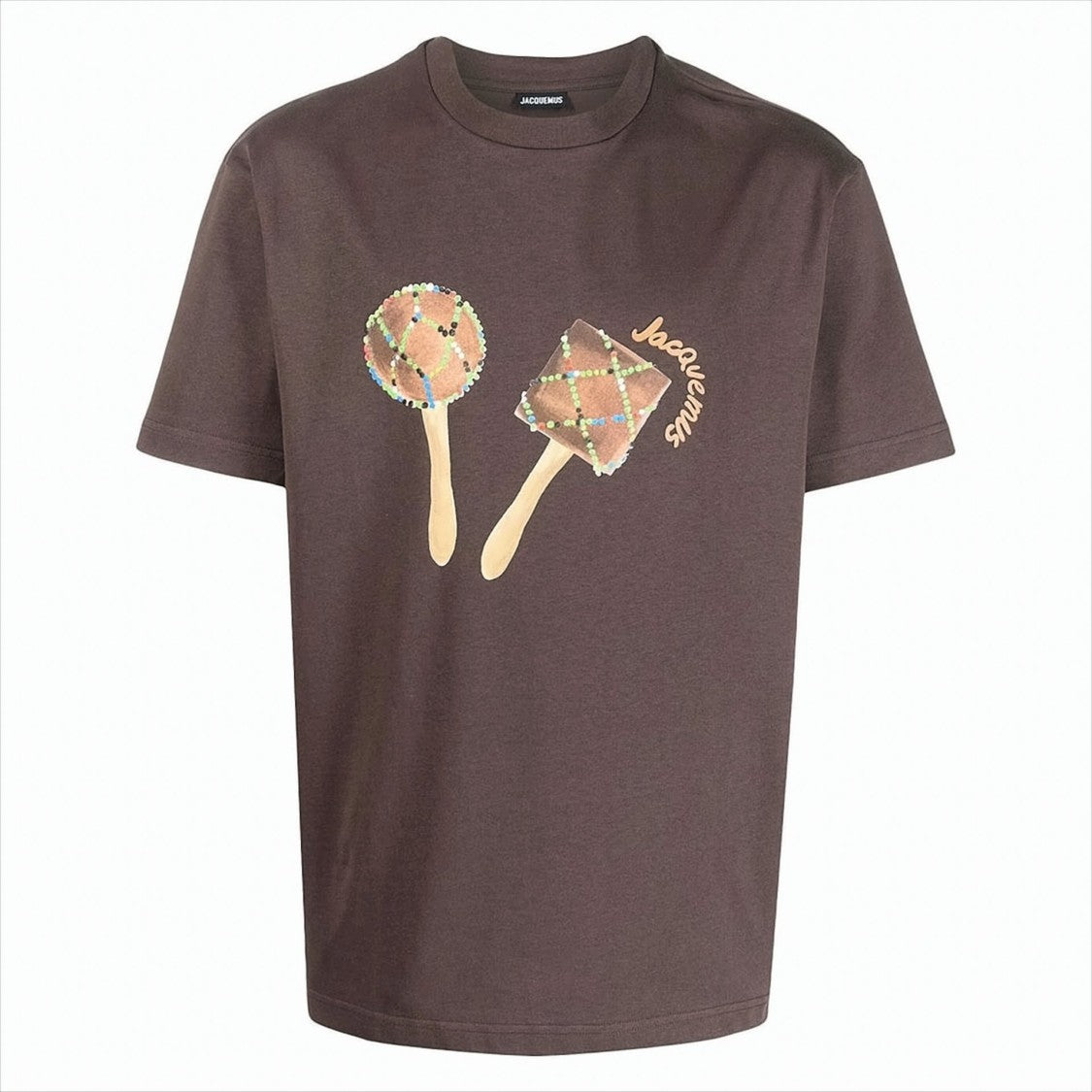 Relaxed-Fit Graphic Print Tee with Maraca Design