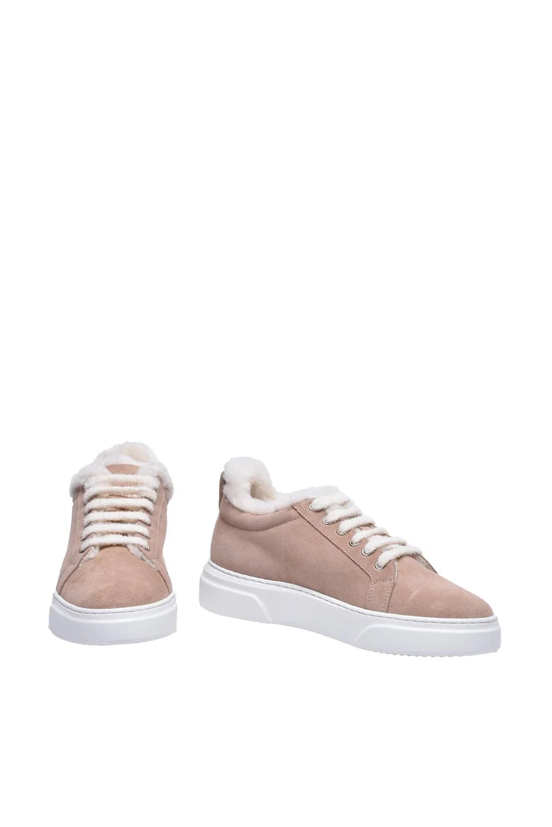 Suede Sneakers - Brown