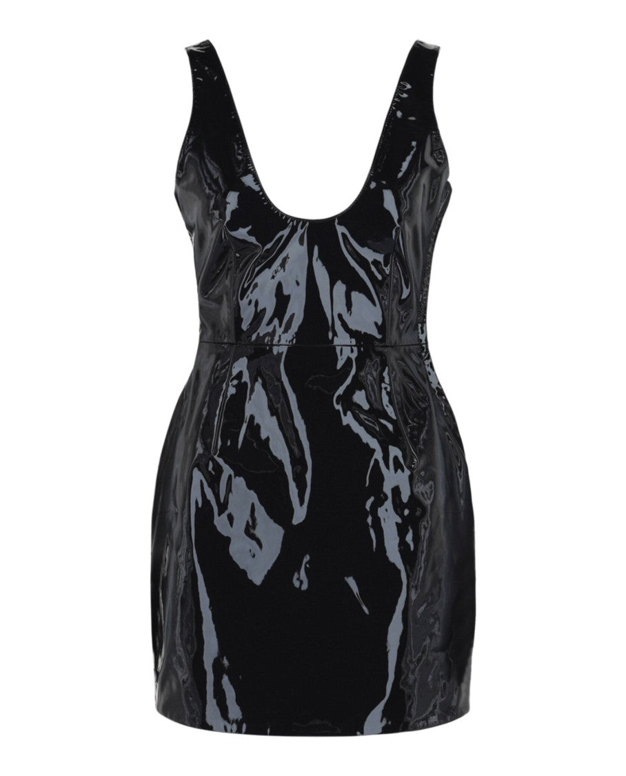 Patent Leather Mini Dress