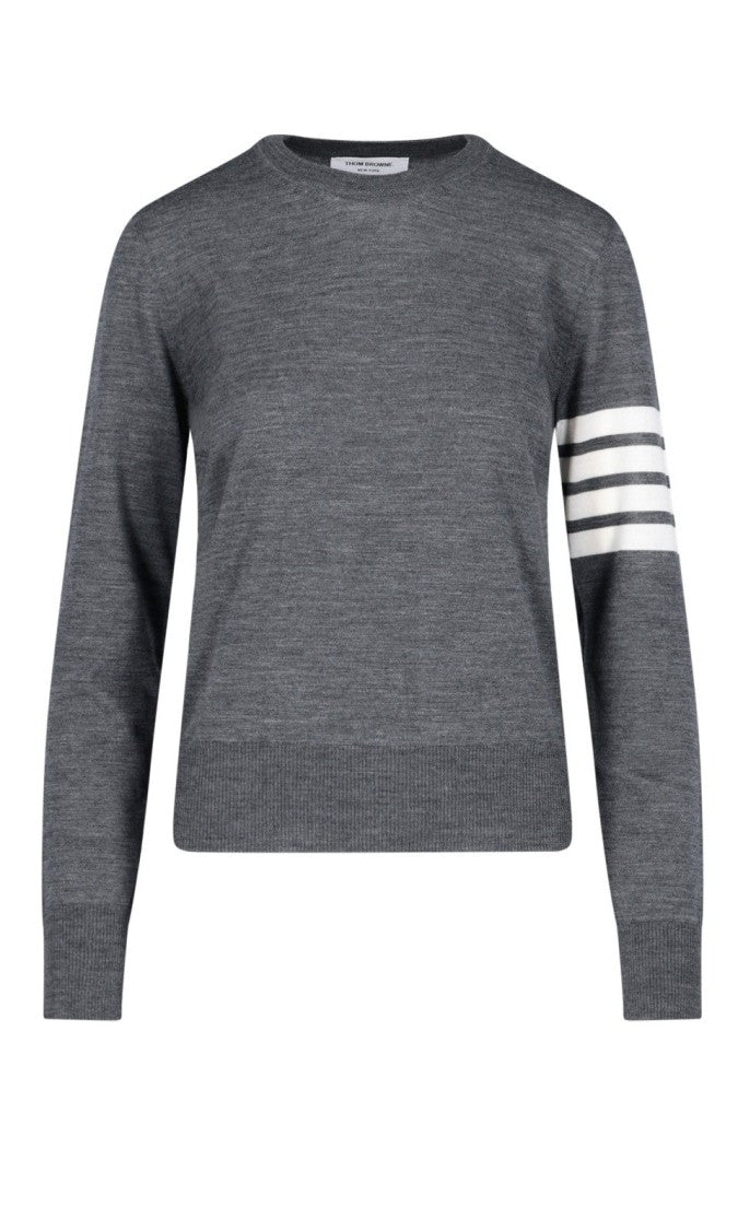 Classic Grey Wool Sweater