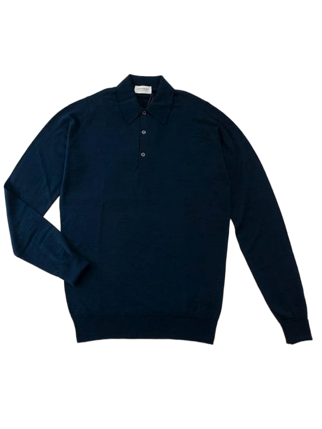 Timeless Wool Polo Shirt With Classic Collar