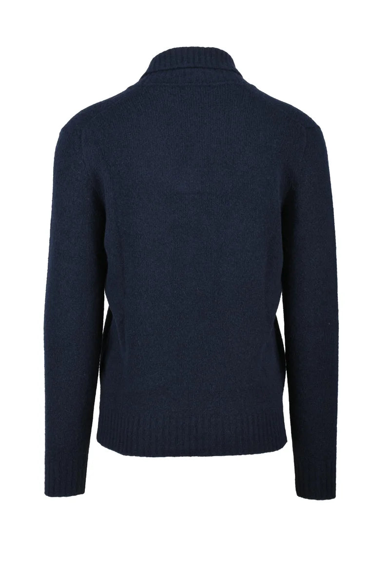 V-Neck Sweater Navy Blue