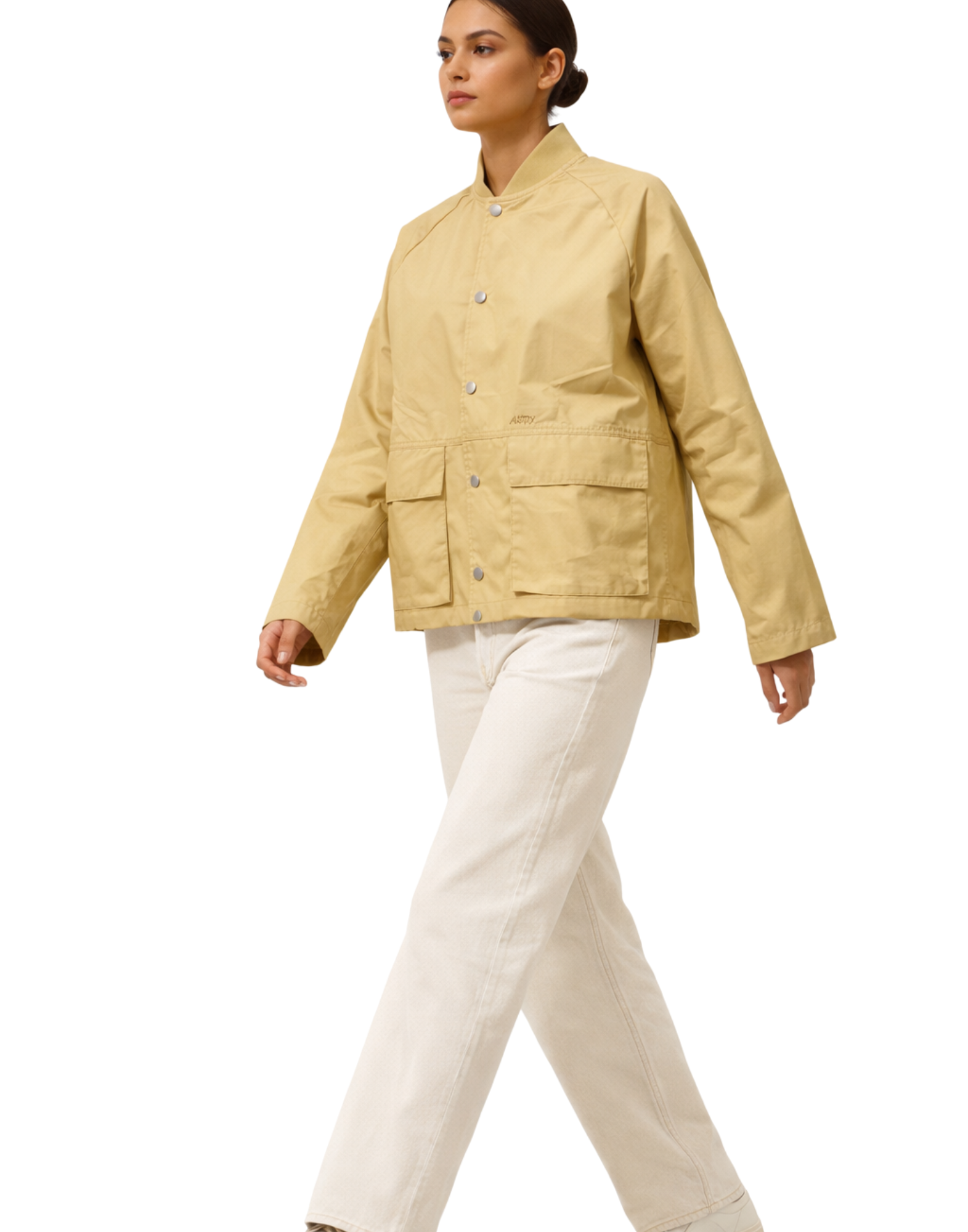 Cropped Nylon Biscuit Women’s Jacket
