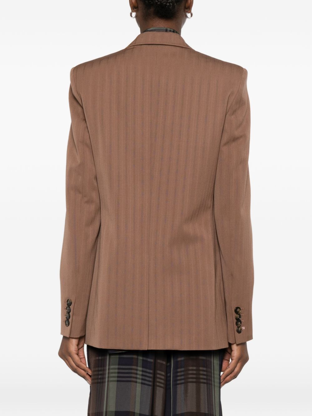 Double-Breasted Jacket with Structured Silhouette