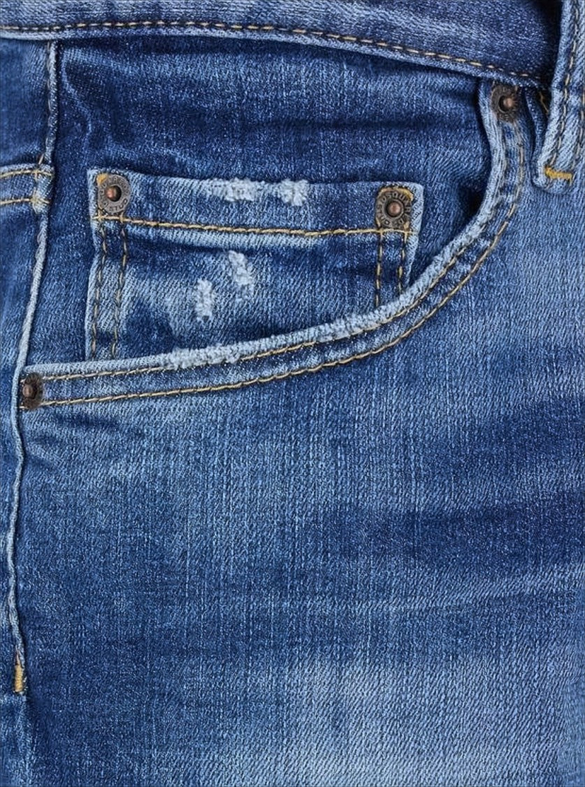 Slim Fit Denim Pants