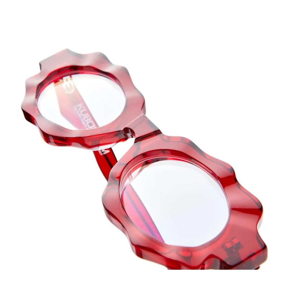 Mask G7 Ruby Transparent Ruby Red Acetate Mask Sunglasses