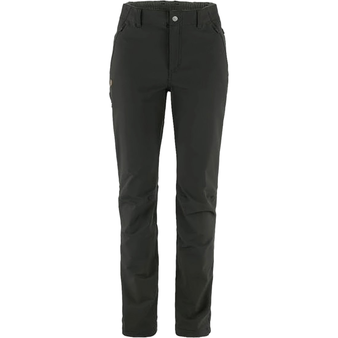 Fitted Straight Pants with Classic Waistband