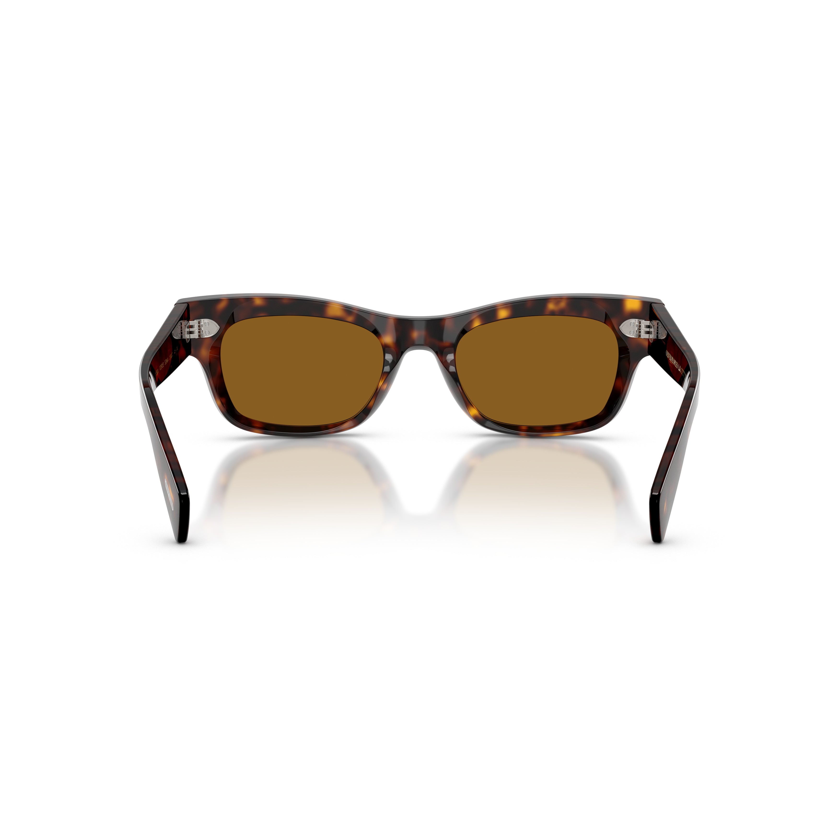 0ov5609su Rectangular Tortoiseshell Sunglasses with Glossy Finish
