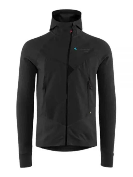Fitted Black Jacket with High Collar