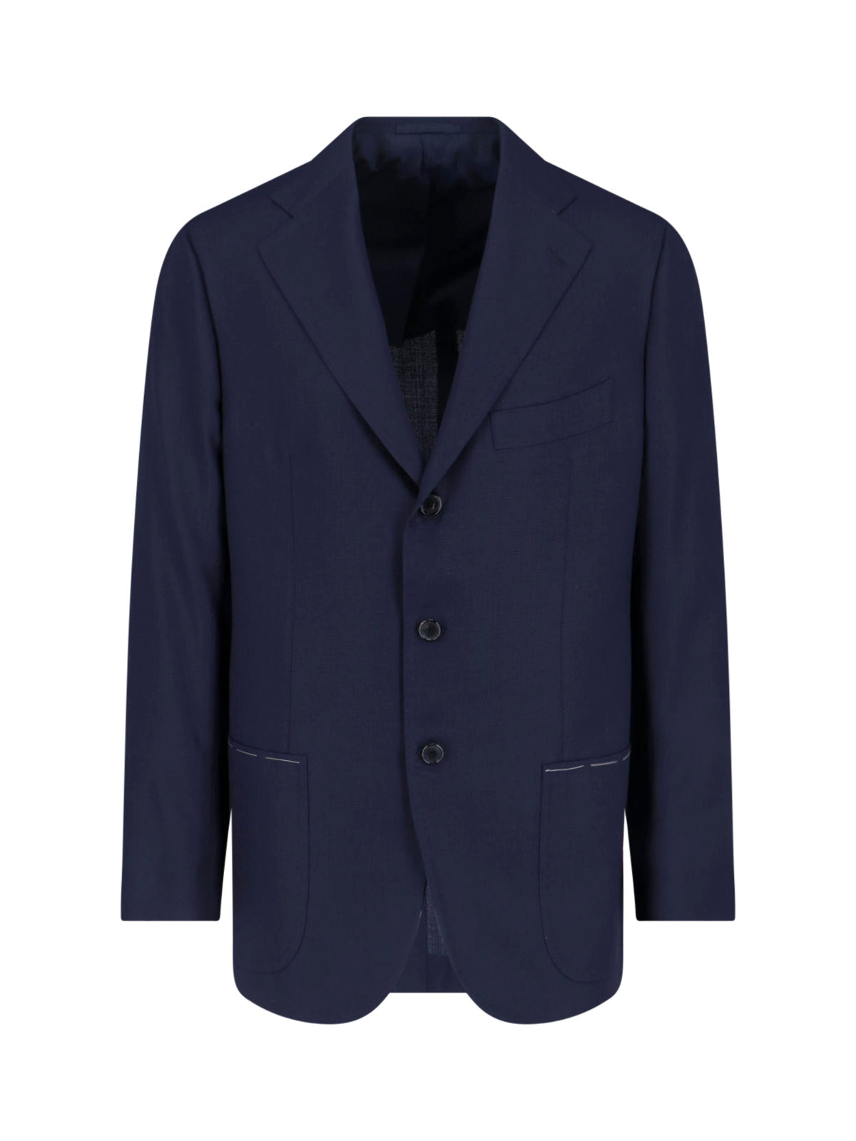 Tailored Men'S Jacket With Structured Shoulders And Timeless Elegance