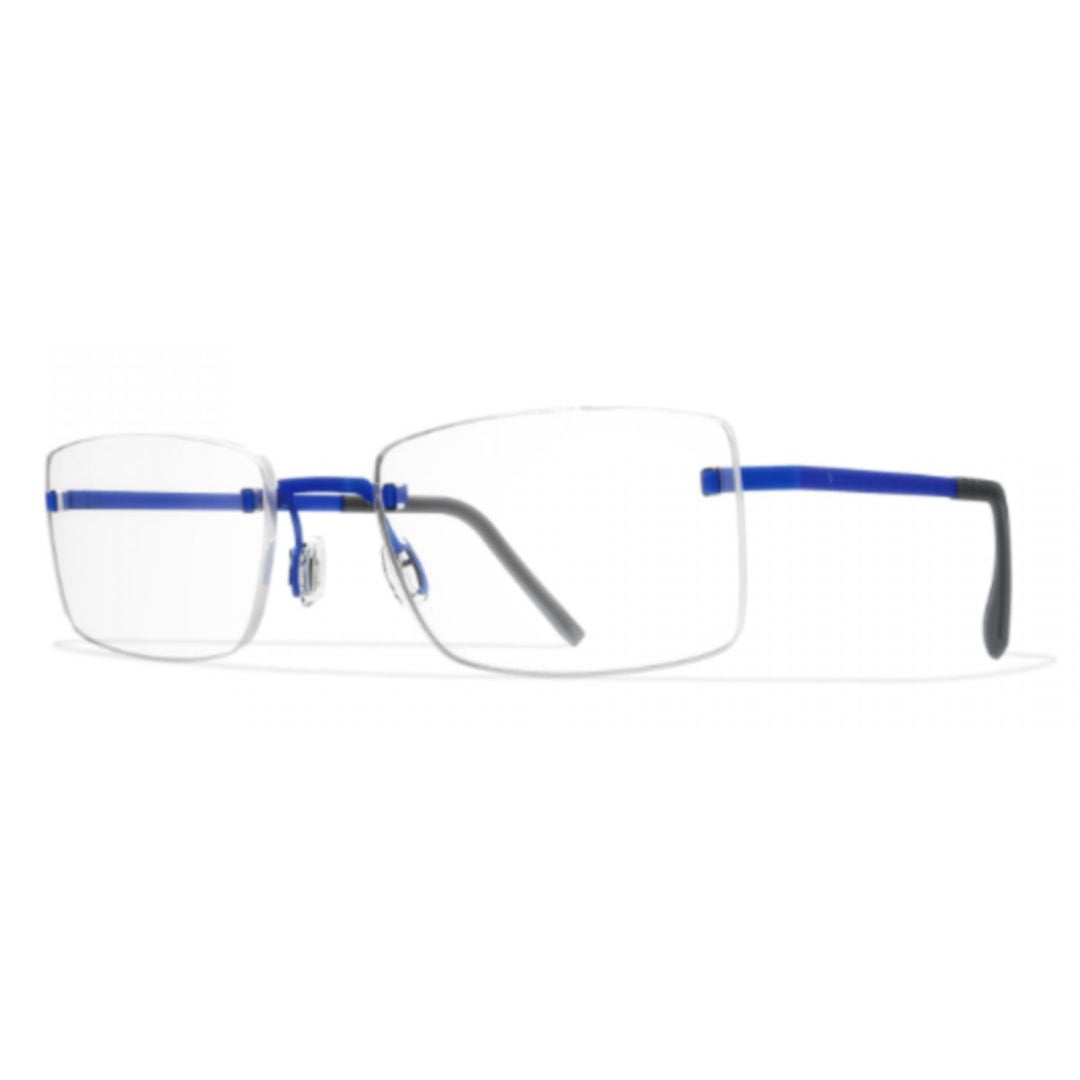 Bf941 Aero A-N Rimless Rectangular Eyeglasses with Blue Bridge