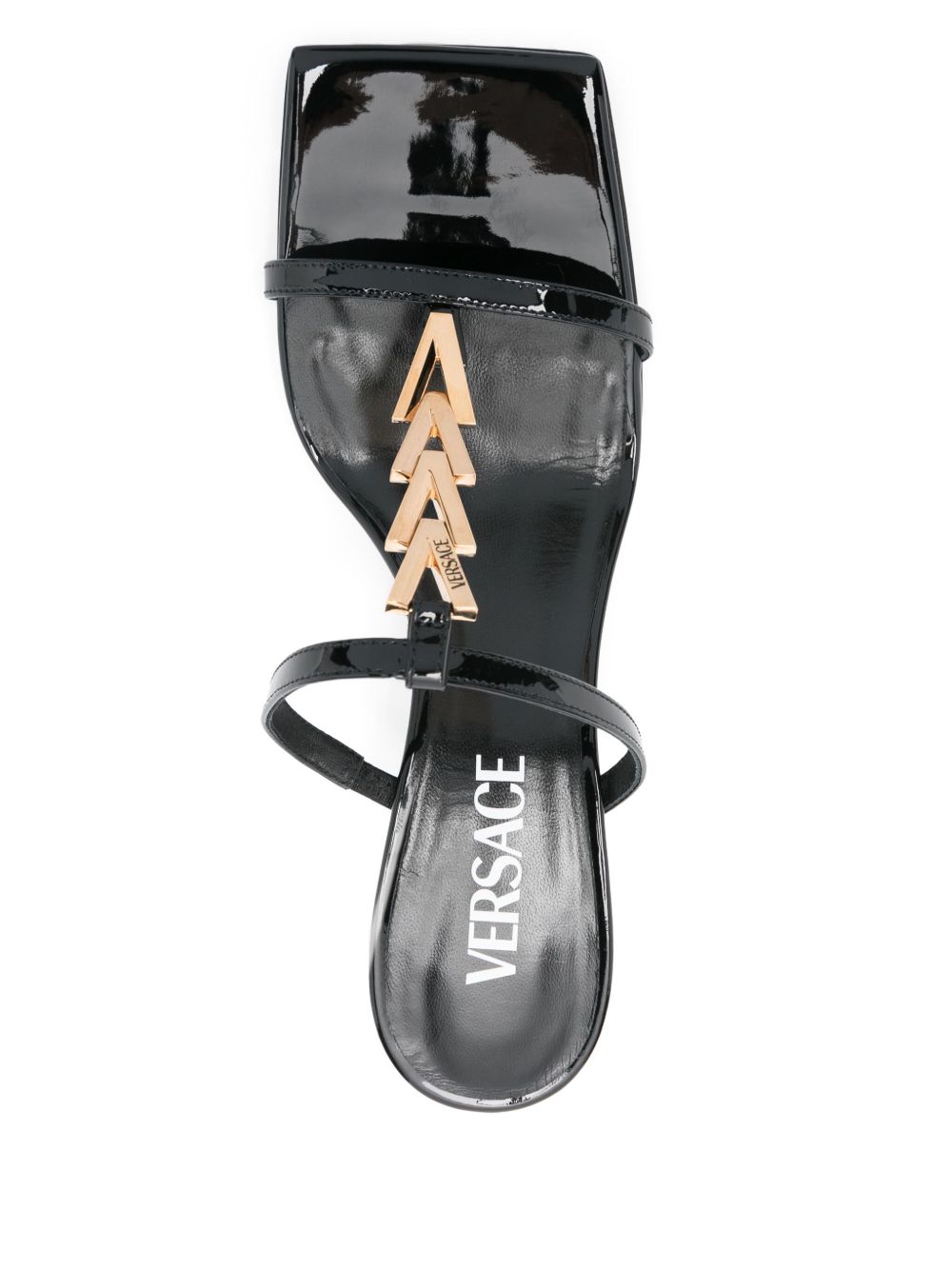 Black Sandals with Mid Heel