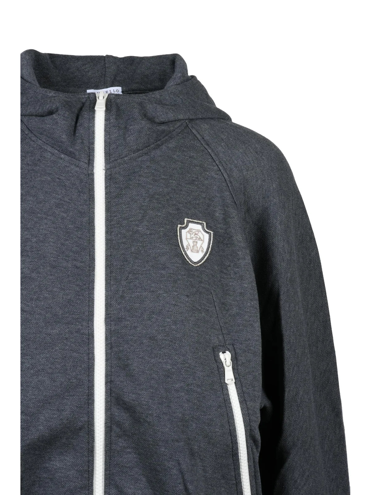 Zip Hoodie - Grey