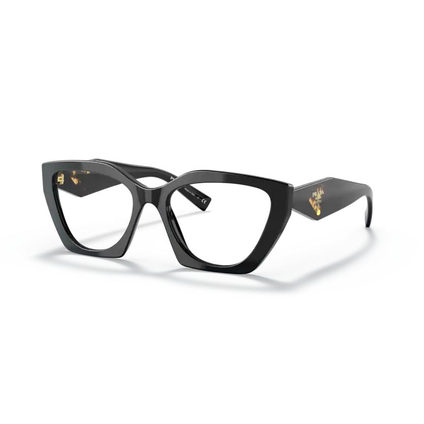0pr 09yv Oversized Black Cat-Eye Sunglasses