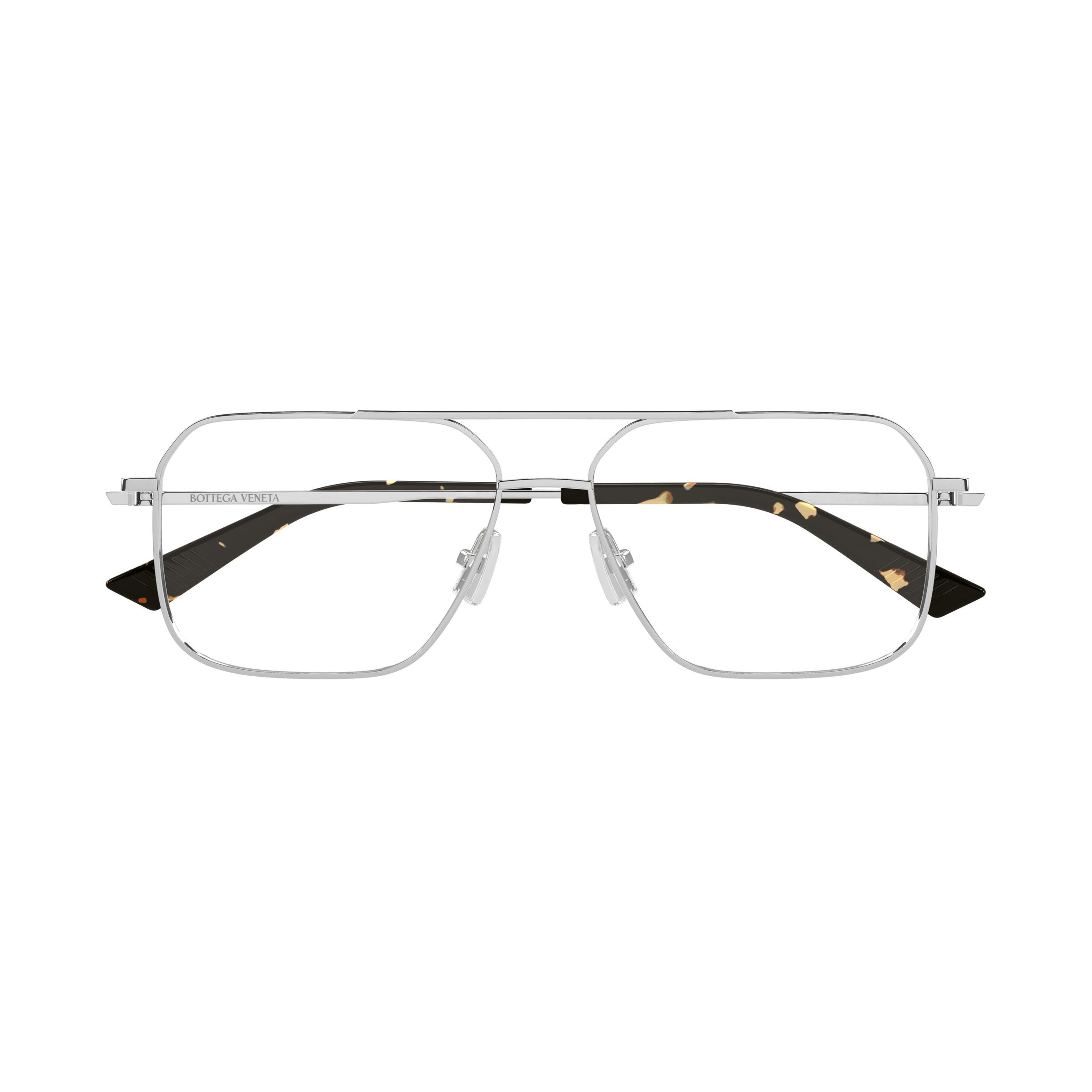 Bv1384o Geometric Square Metal Frame Eyeglasses