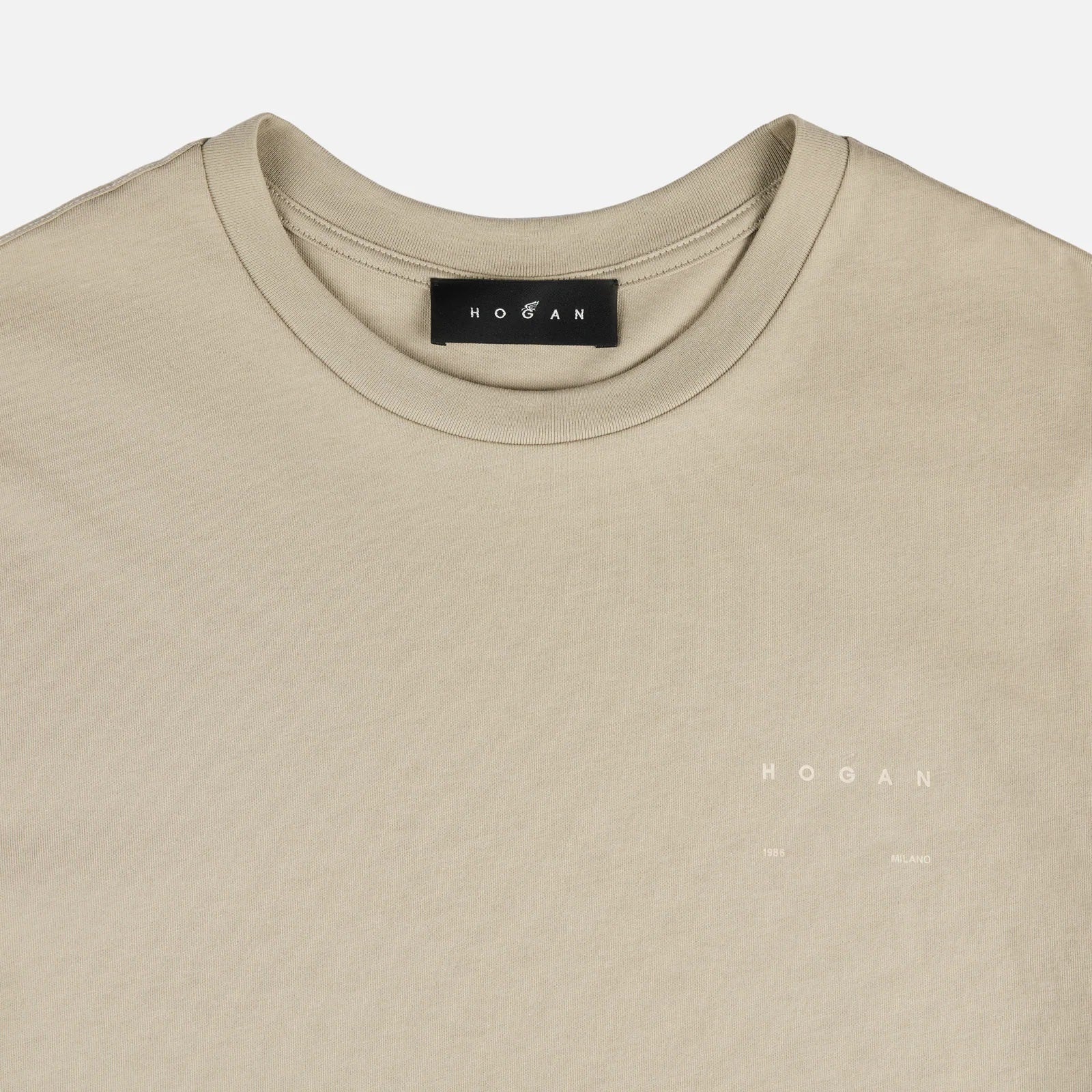 Ecru T-Shirt With Regular Fit