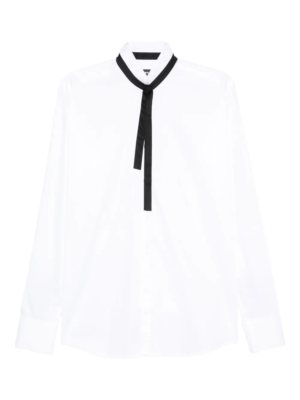 Tailored White Shirt with Structured Collar