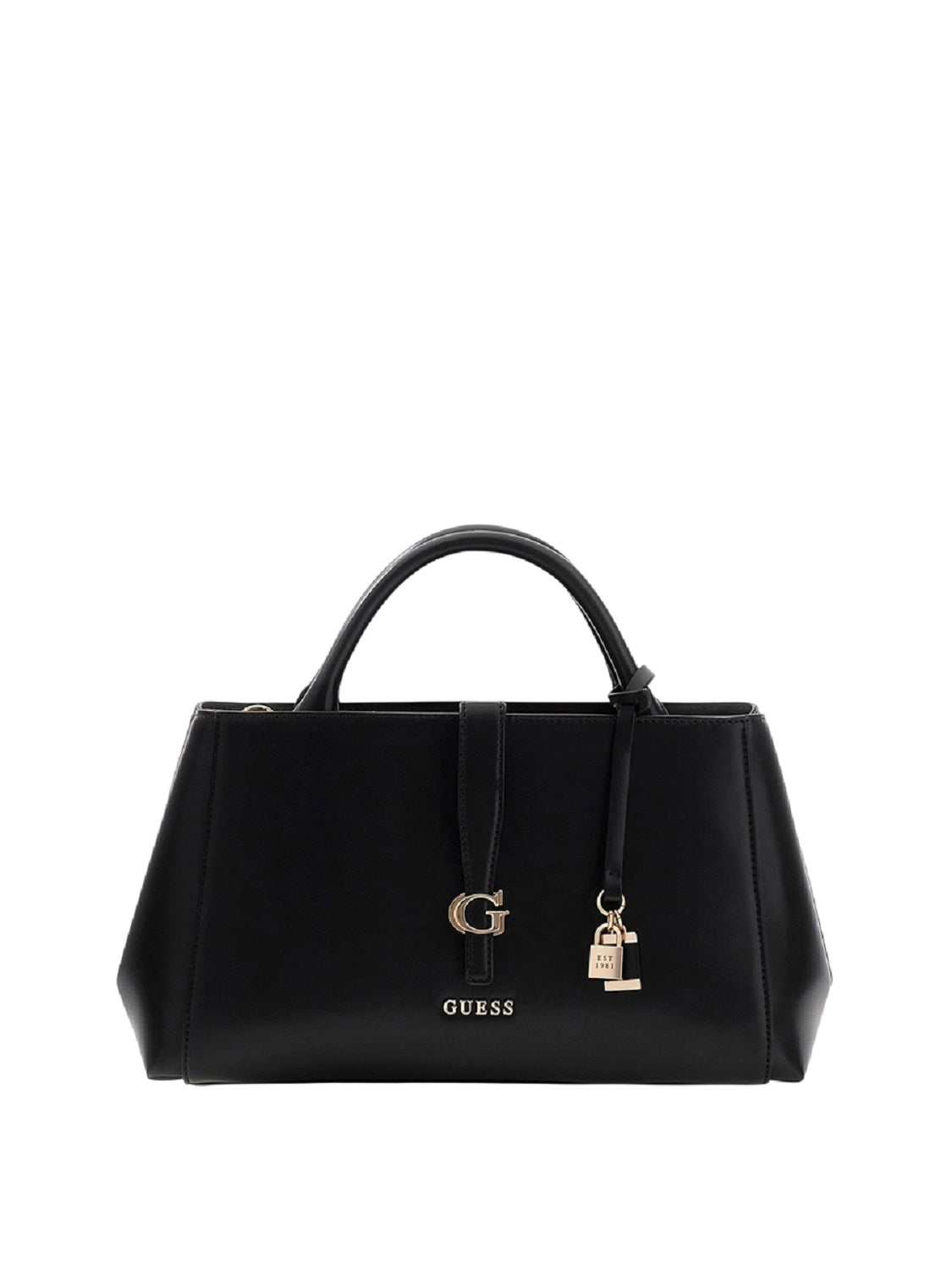 Triple Compartment Handbag with Adjustable Strap