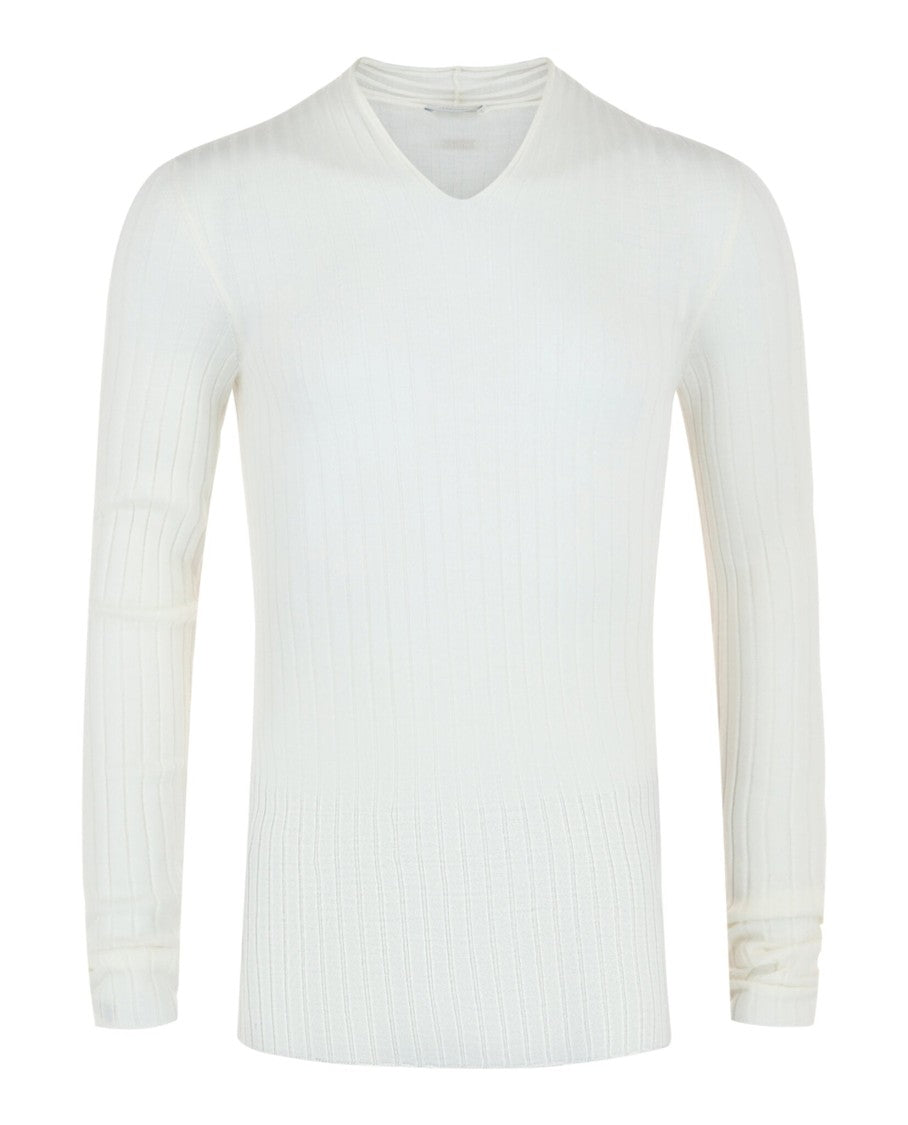 V-Neck Knit Sweater