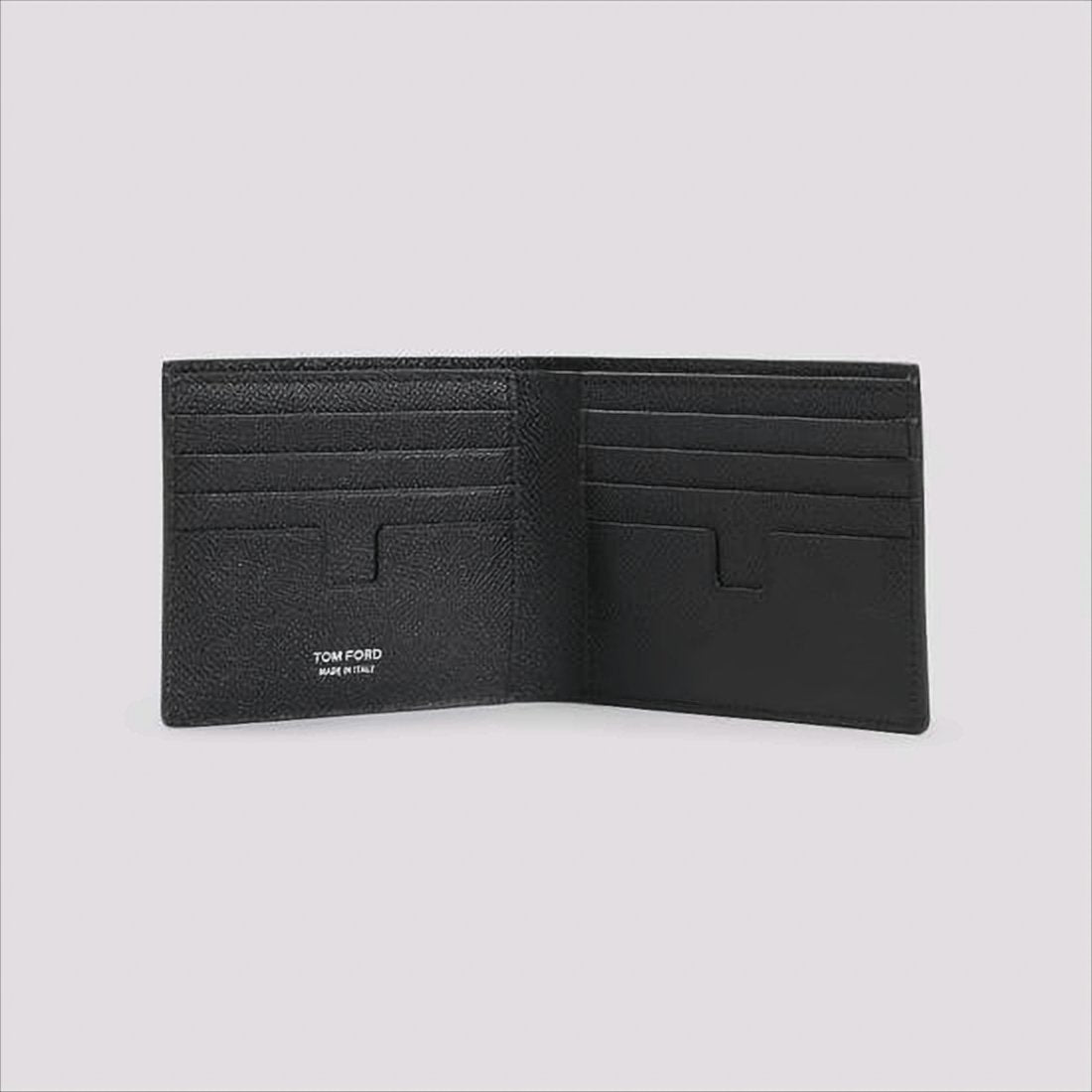 Textured Calf Leather Bifold Wallet