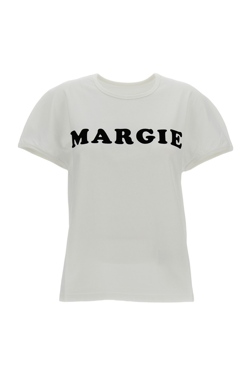 Cotton Short-Sleeve T-Shirt with Embossed Detail