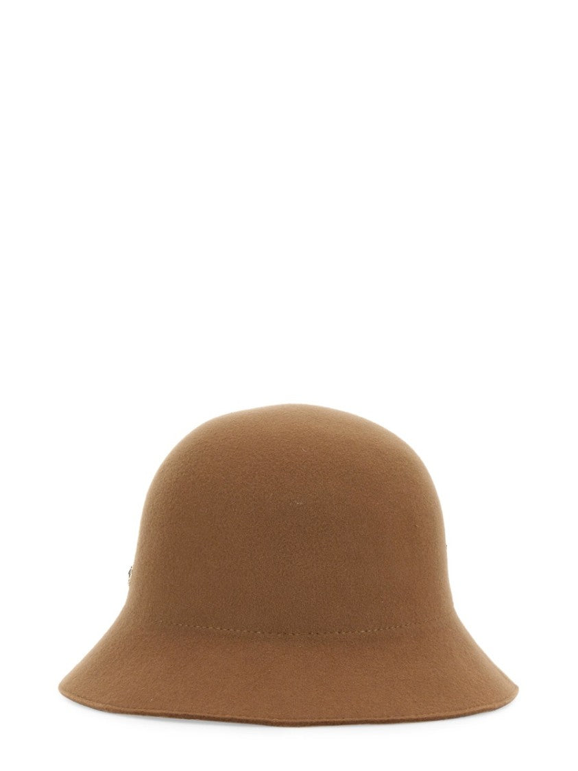 Classic Bucket Hat With Leather Accent